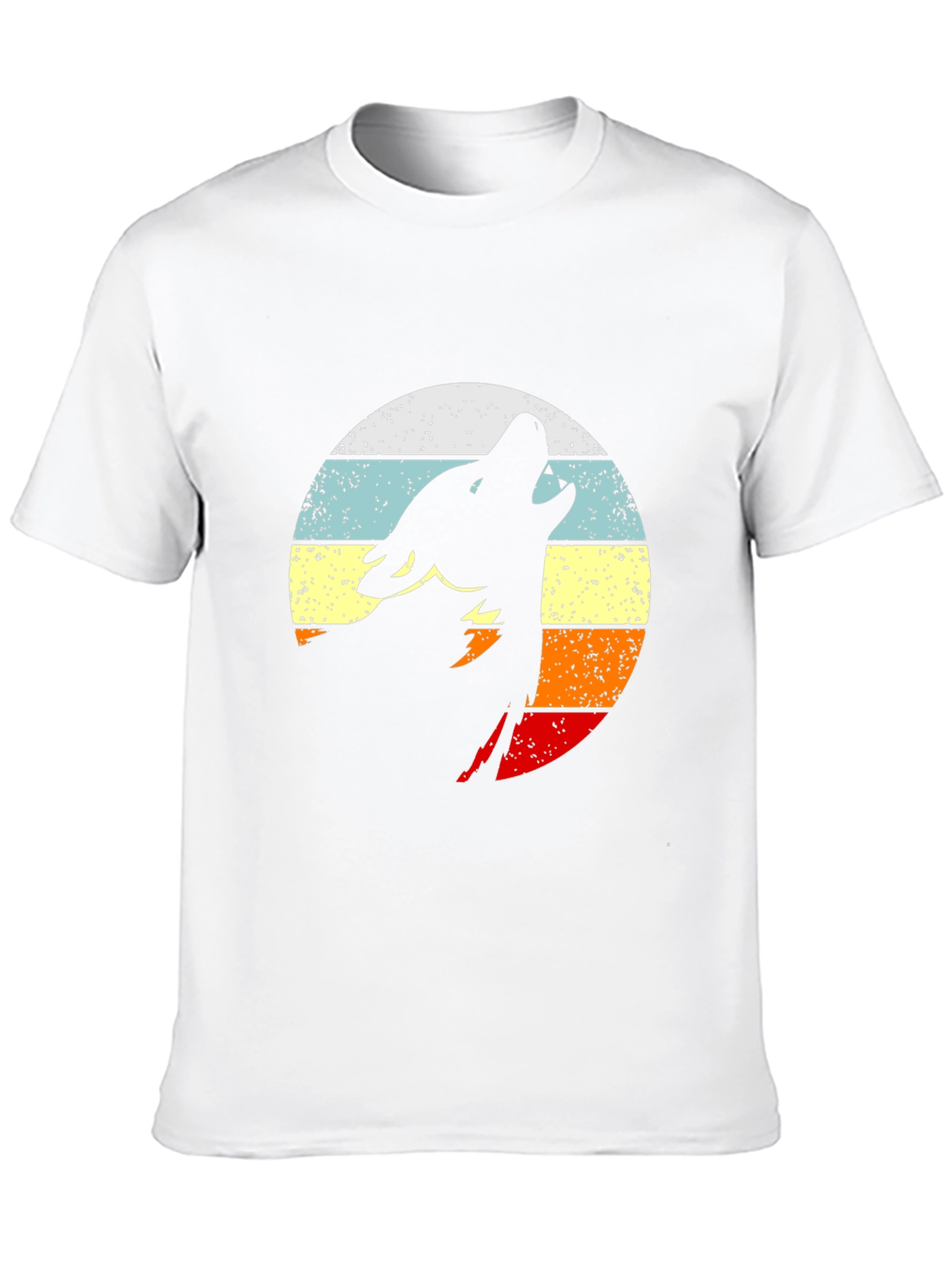 Retro Wolf Silhouette T-Shirt