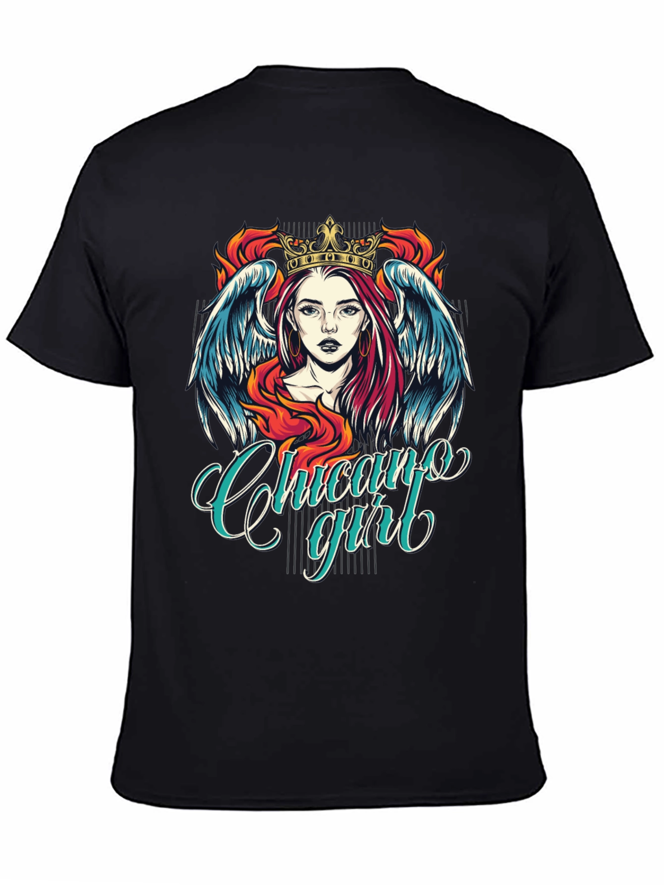 Chicago Girl Graphic Tee - Black