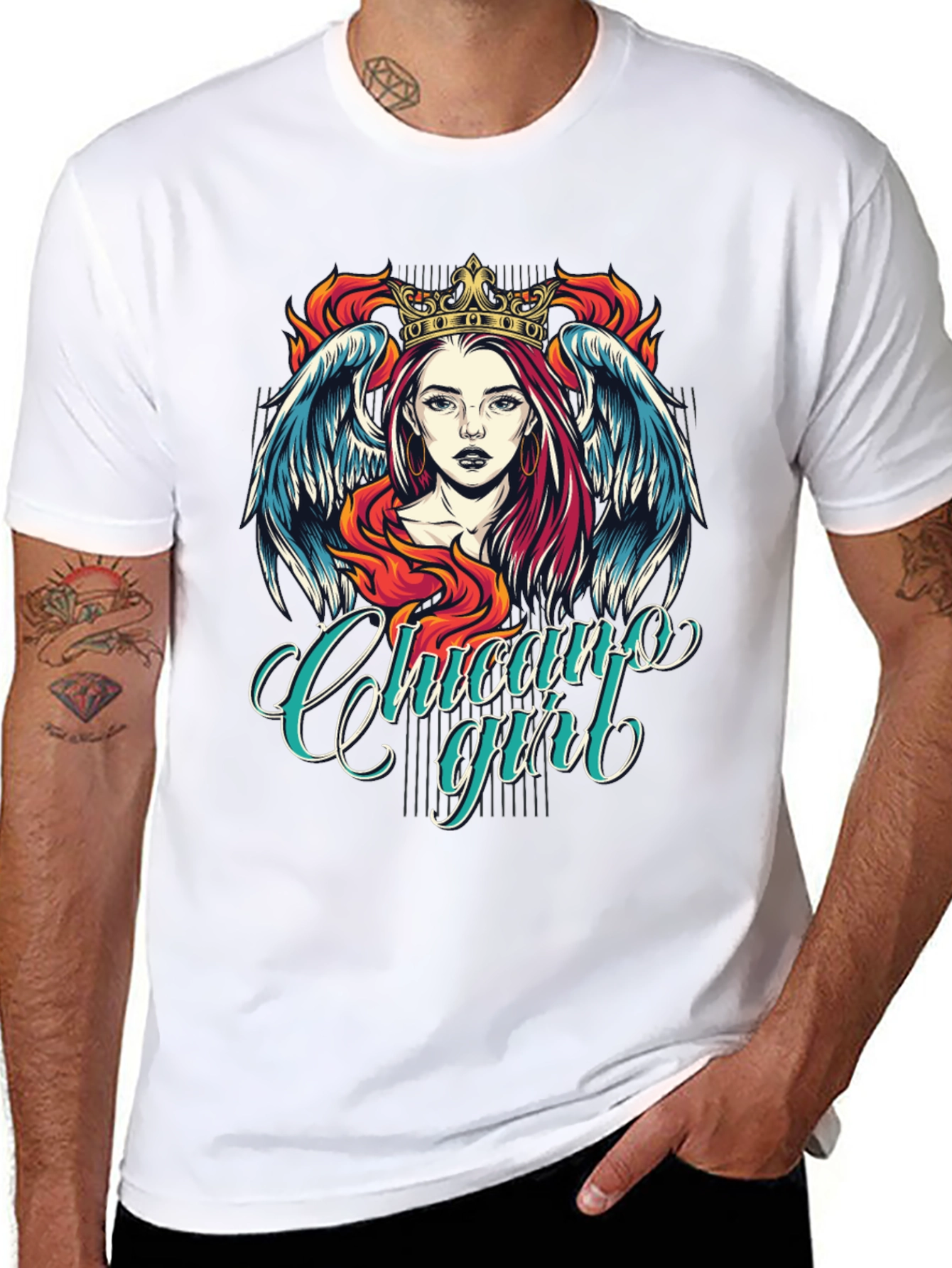 Chicago Girl Graphic Tee - Black