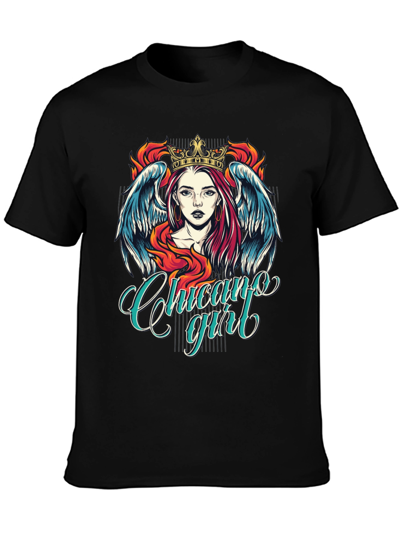 Chicago Girl Graphic Tee - Black