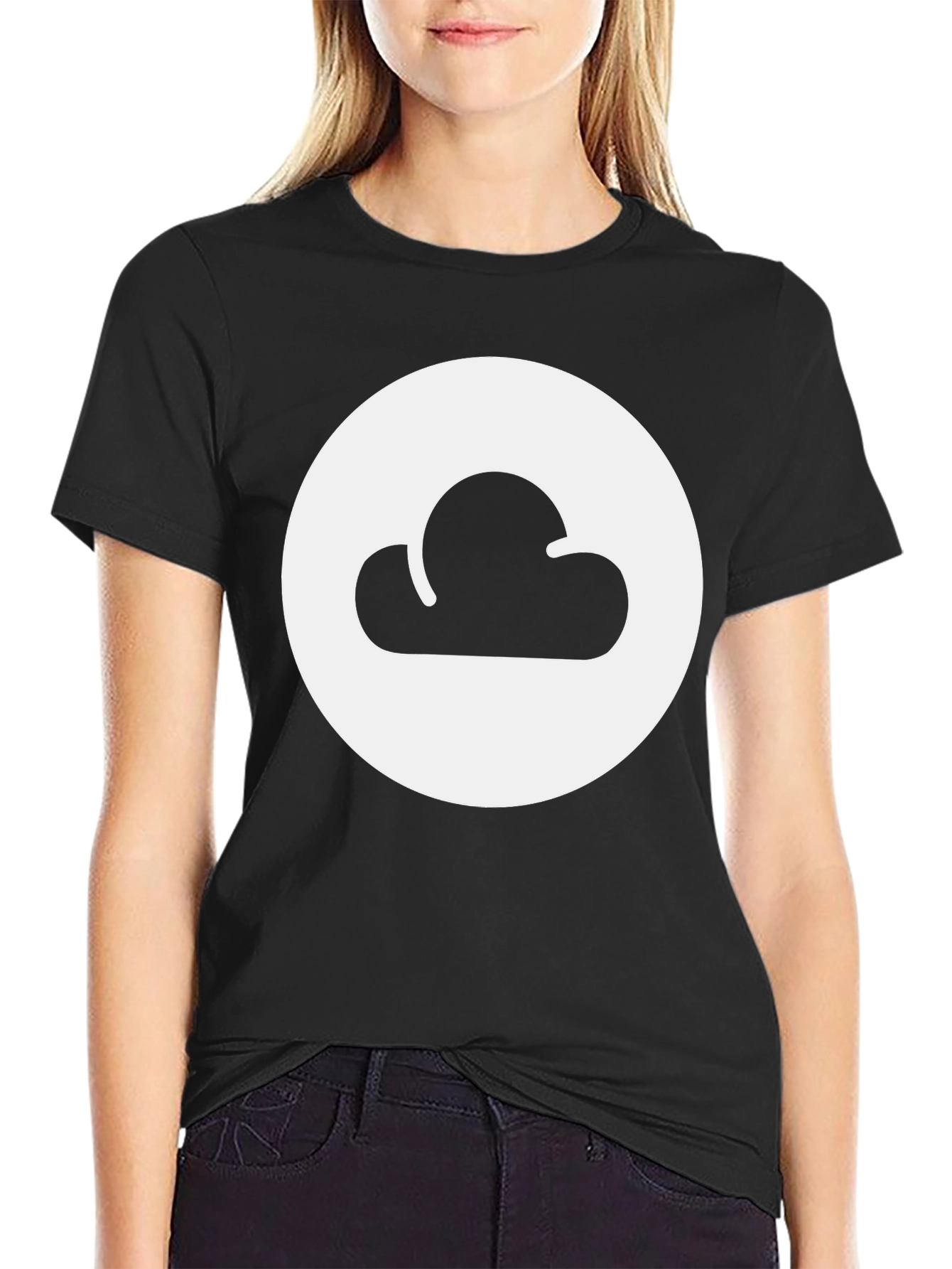 Cloud Logo Graphic Print T-Shirt