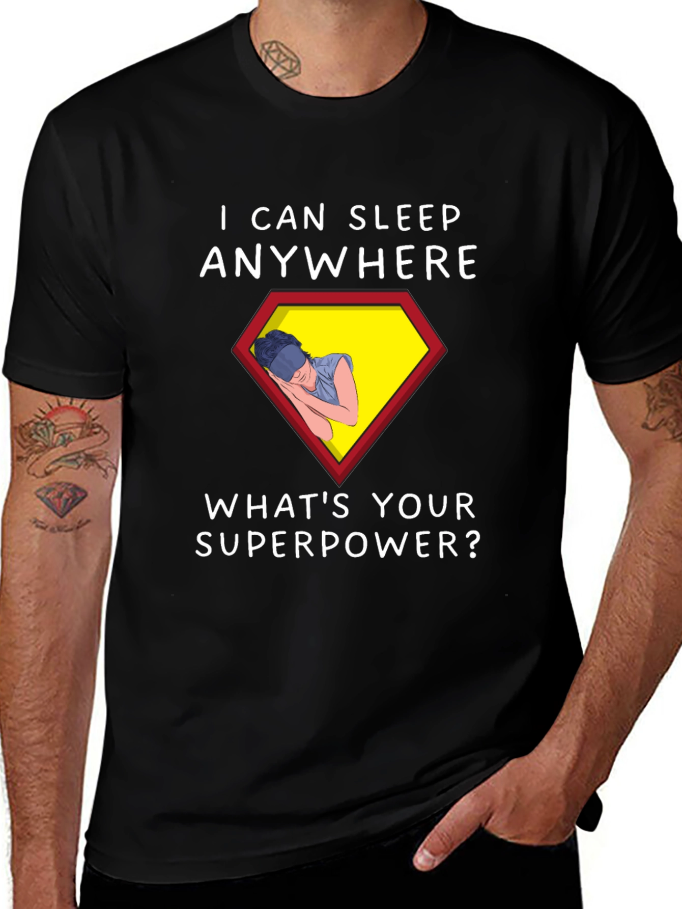Sleep Anywhere Superpower T-Shirt