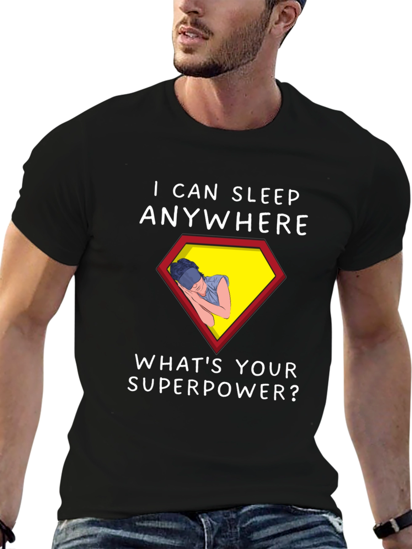 Sleep Anywhere Superpower T-Shirt