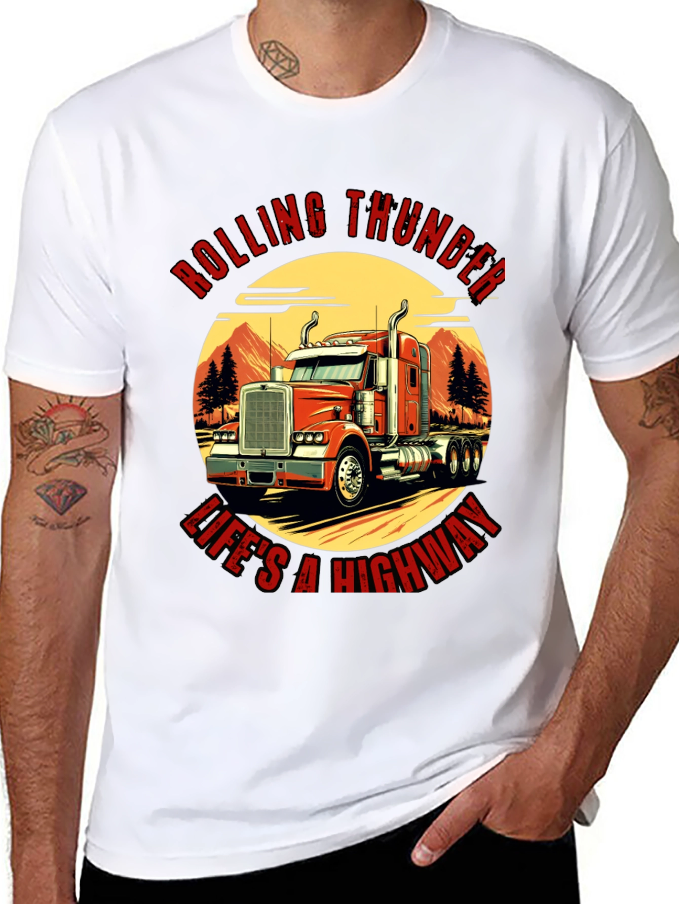 Rolling Thunder Trucker T-Shirt