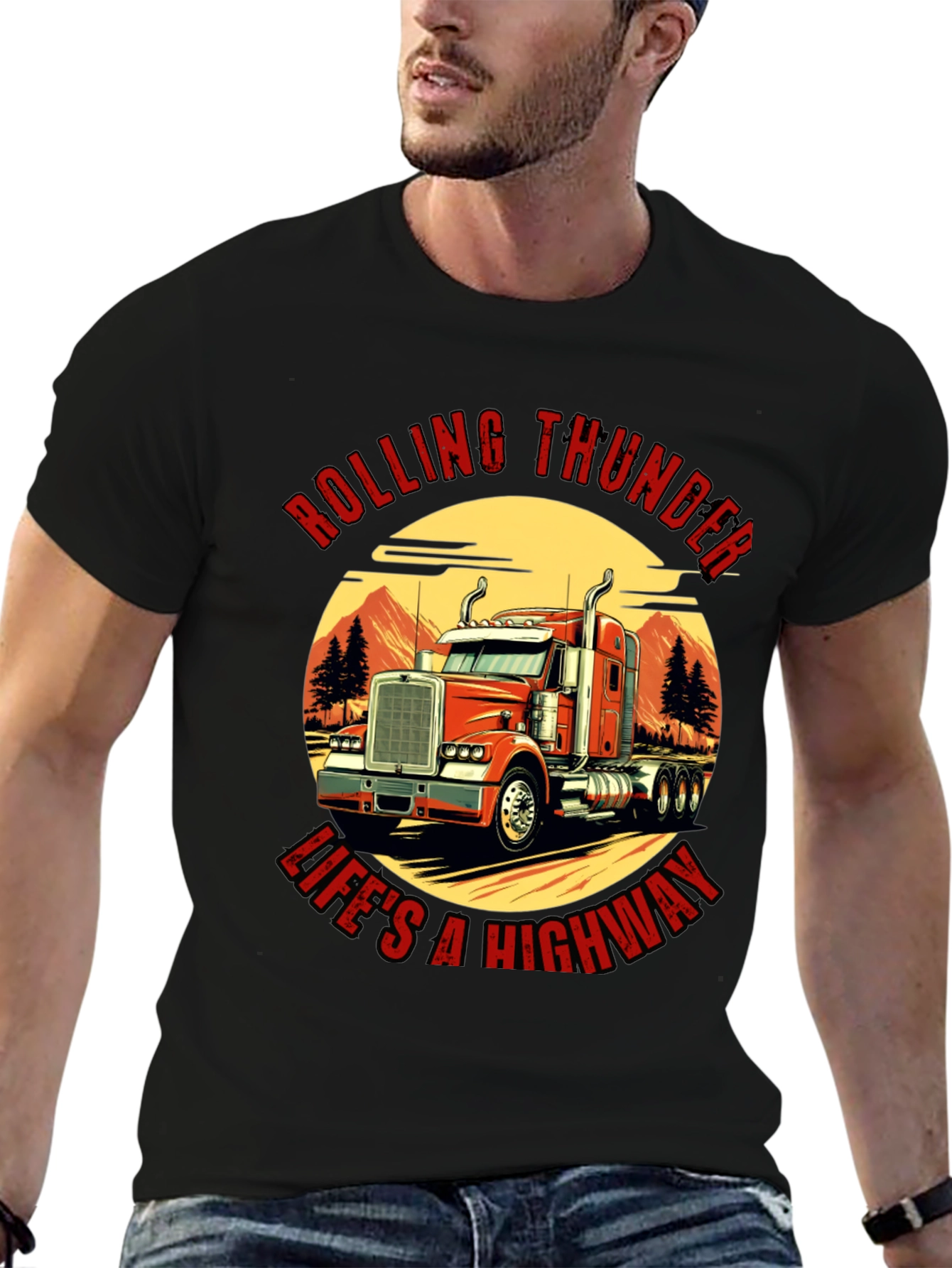 Rolling Thunder Trucker T-Shirt