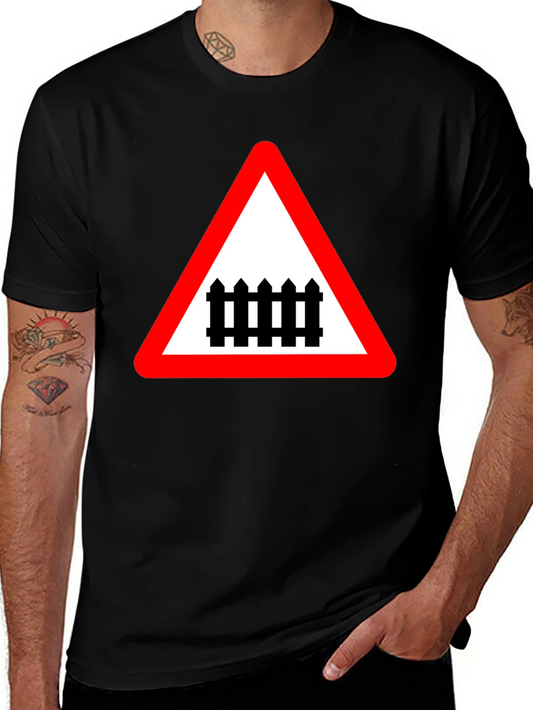 Train Crossing Sign T-Shirt