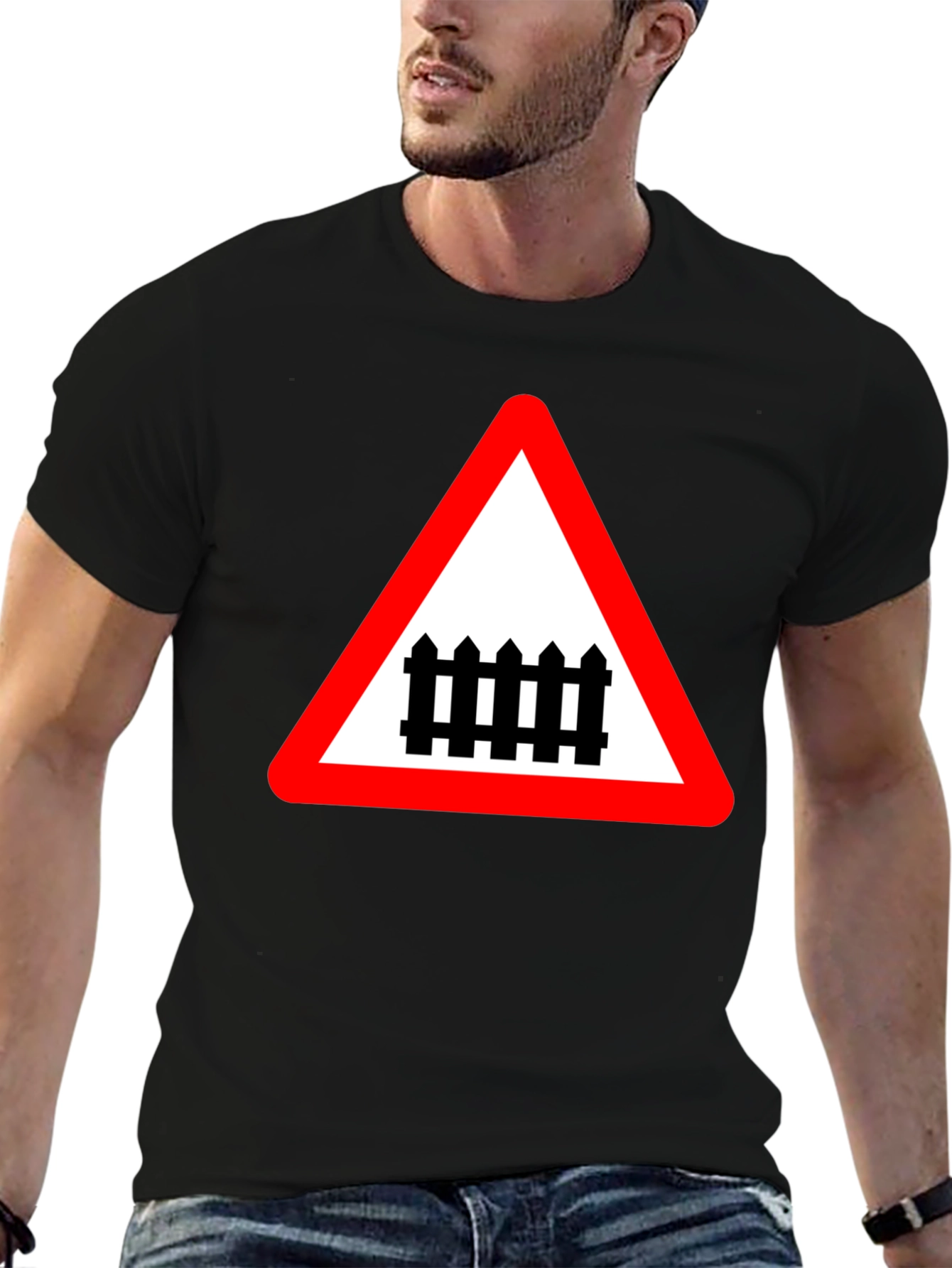 Train Crossing Sign T-Shirt