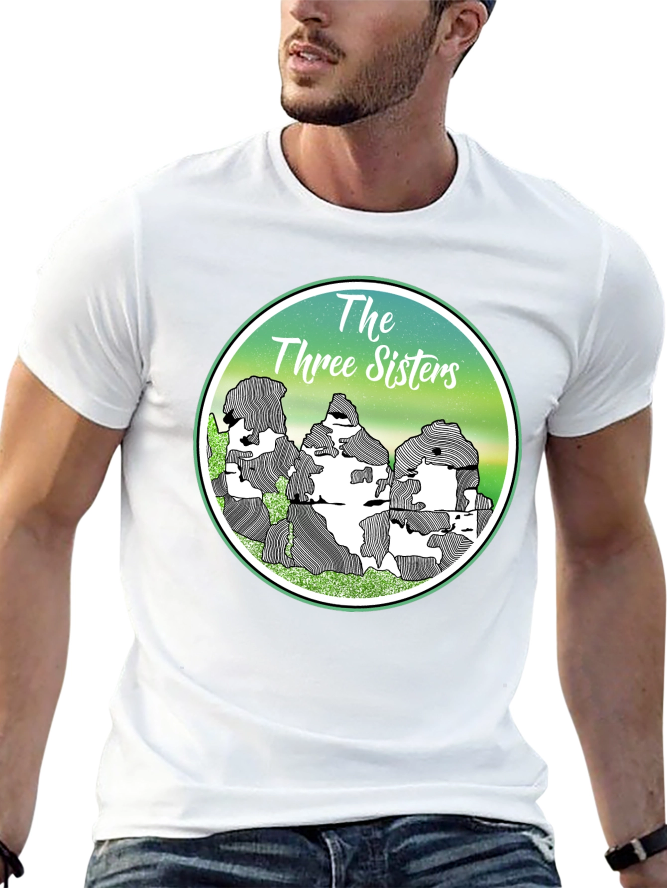 The Three Sisters Graphic T-Shirt - Nature Inspired Design
