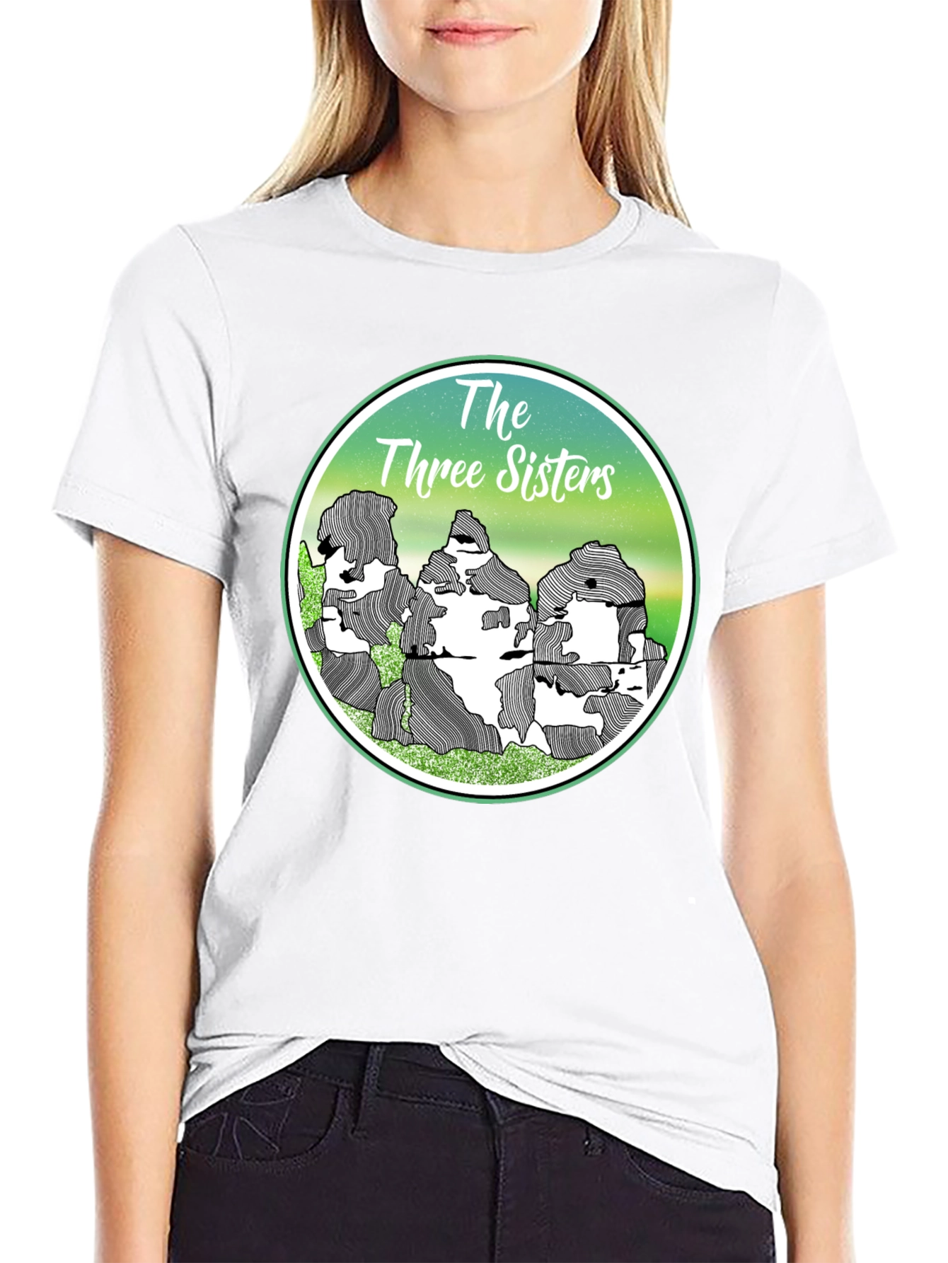The Three Sisters Graphic T-Shirt - Nature Inspired Design