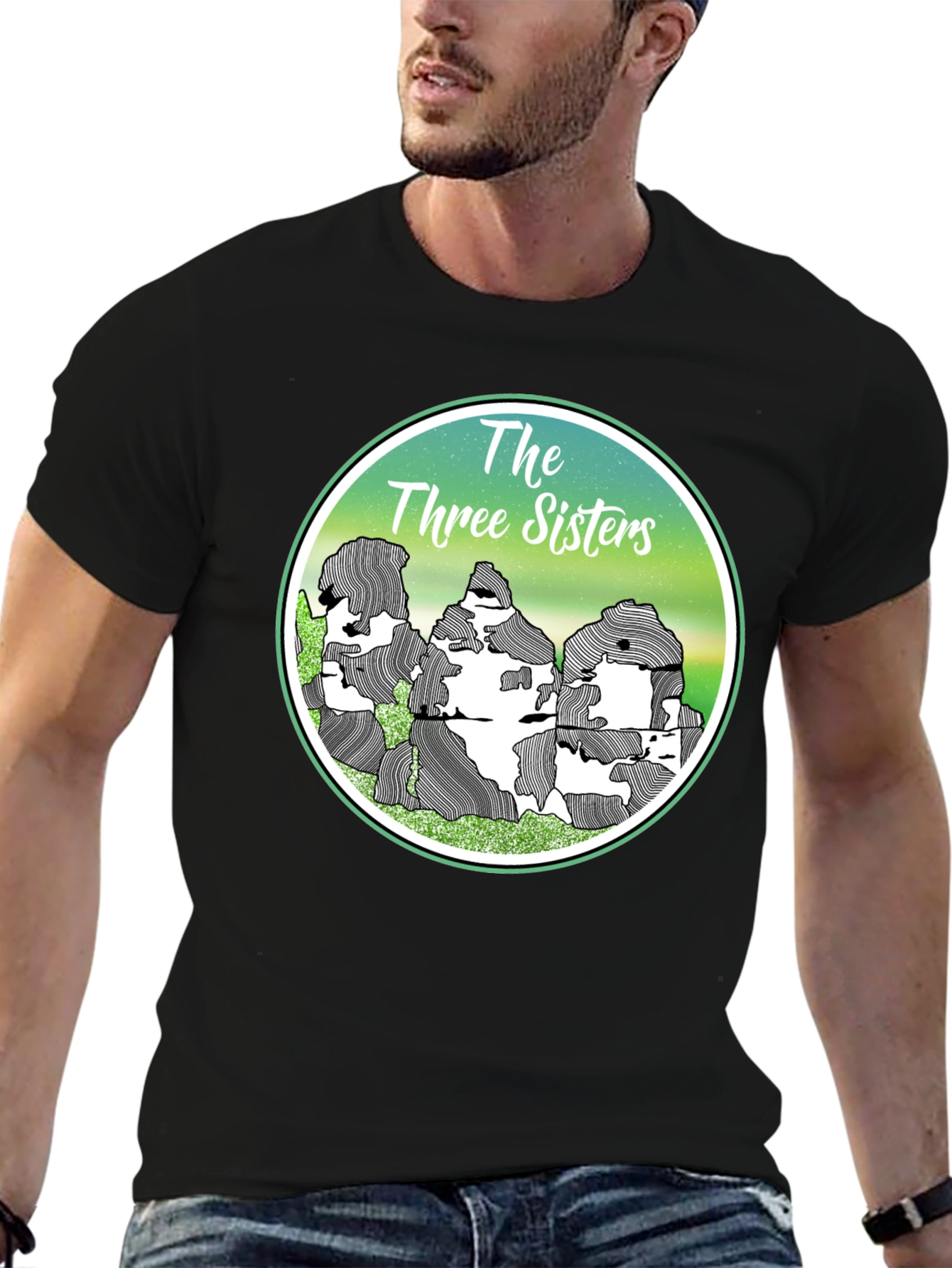 The Three Sisters Graphic T-Shirt - Nature Inspired Design