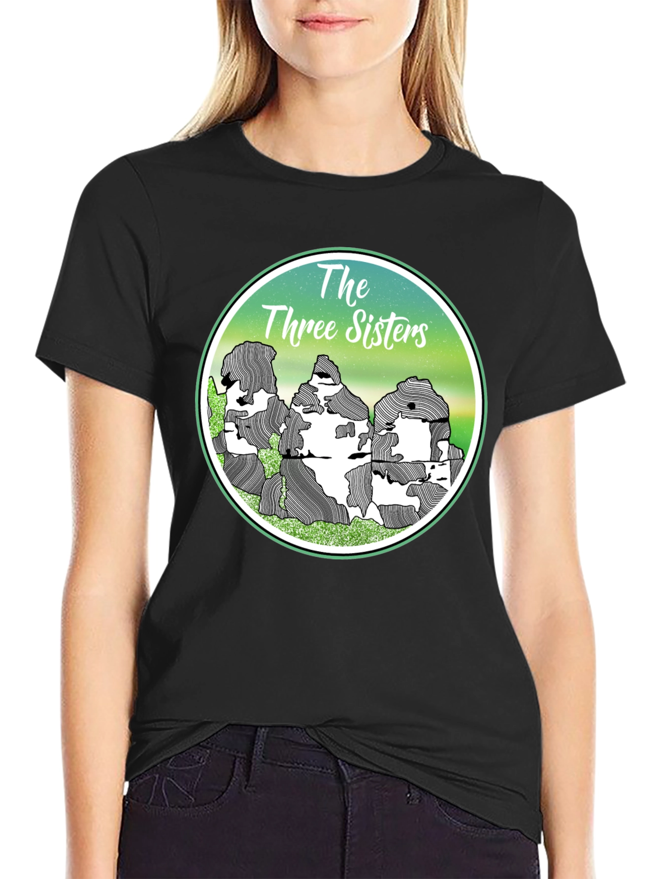 The Three Sisters Graphic T-Shirt - Nature Inspired Design