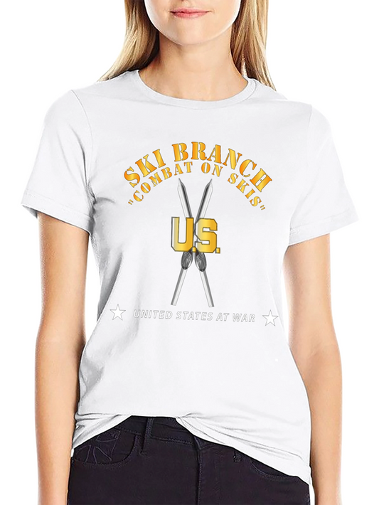 Ski Branch Combat on Skis T-Shirt