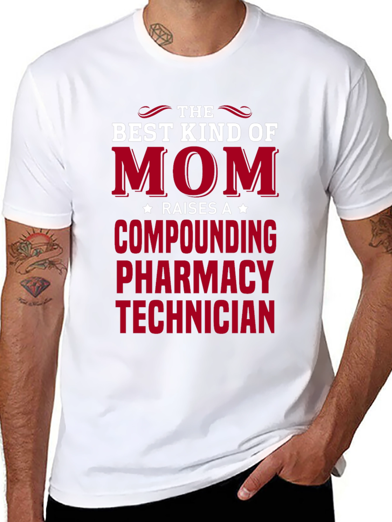 Best Kind of Mom Compounding Pharmacy Technician T-Shirt