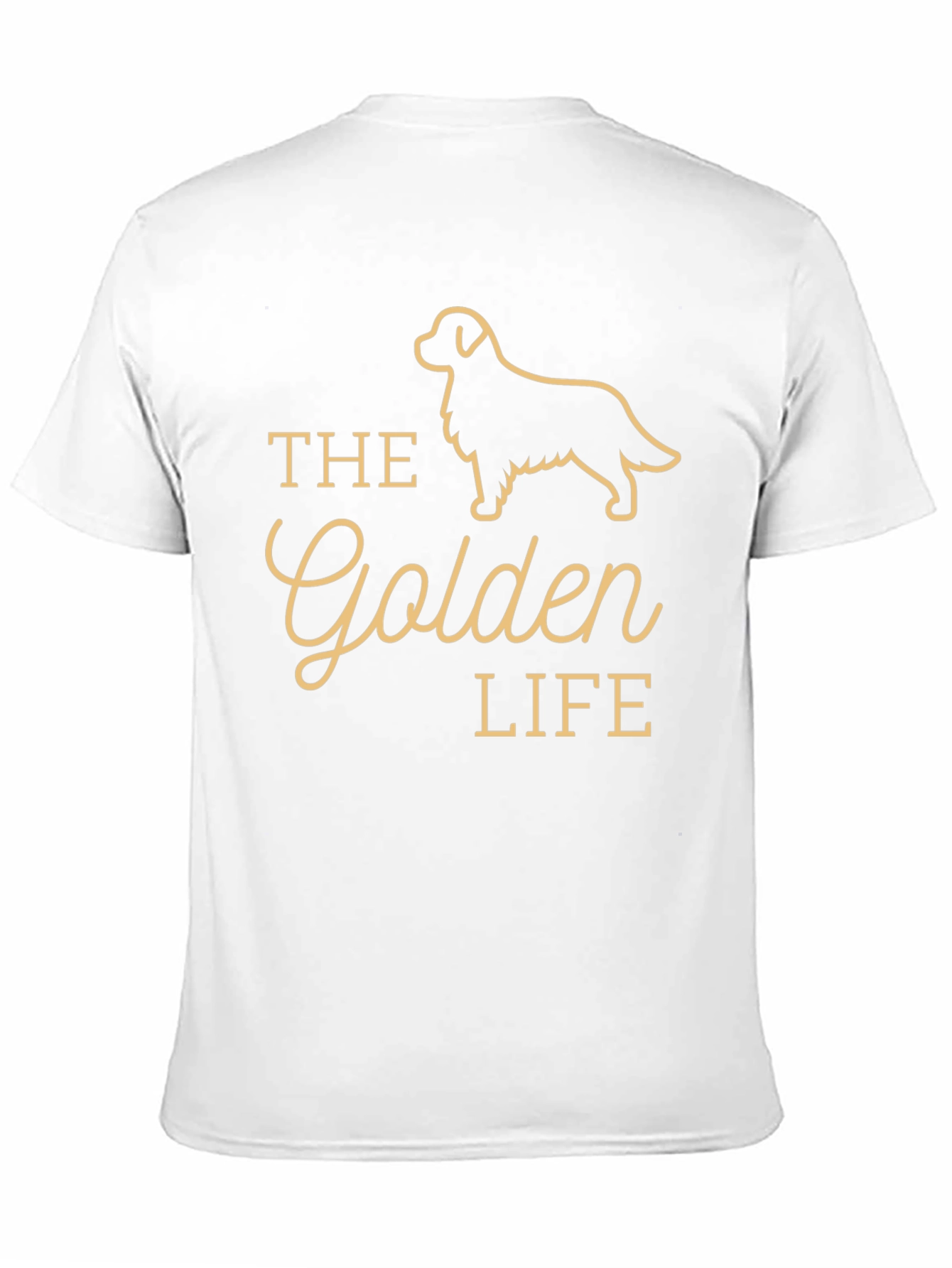 The Golden Life T-Shirt - Retriever Dog Graphic Tee