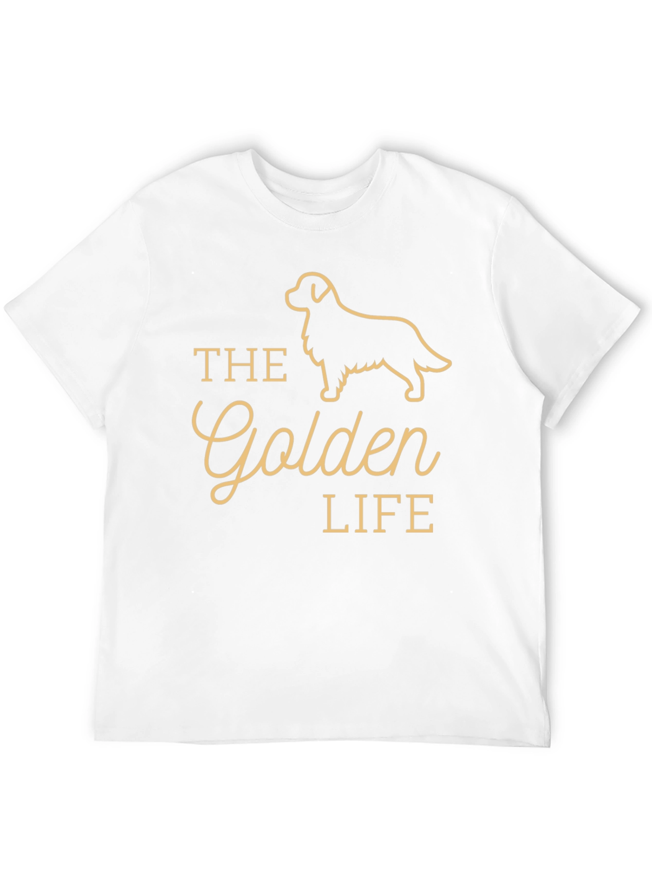 The Golden Life T-Shirt - Retriever Dog Graphic Tee