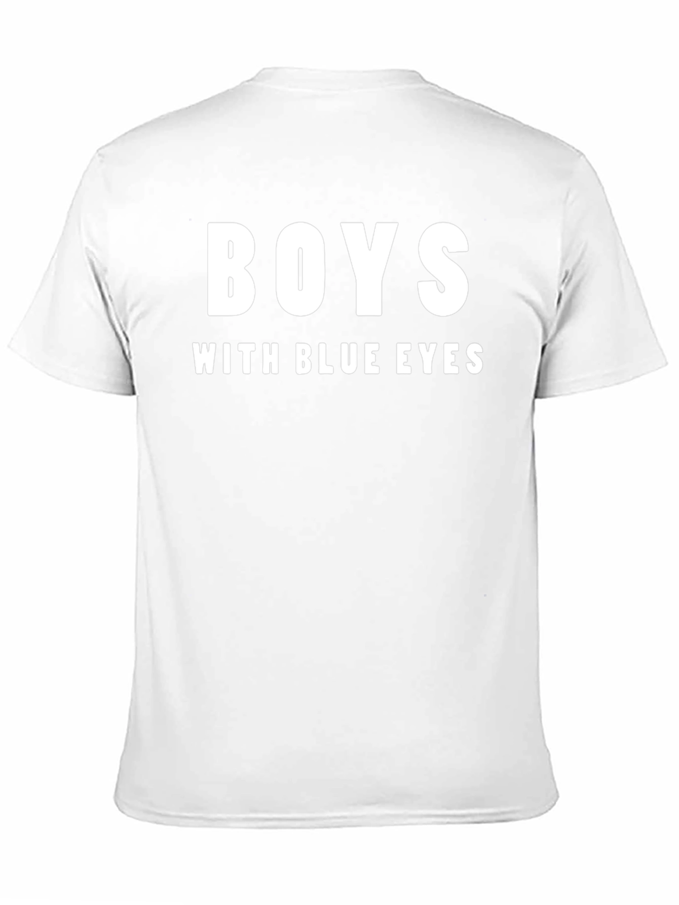 Boys With Blue Eyes T-Shirt - Black Graphic Tee