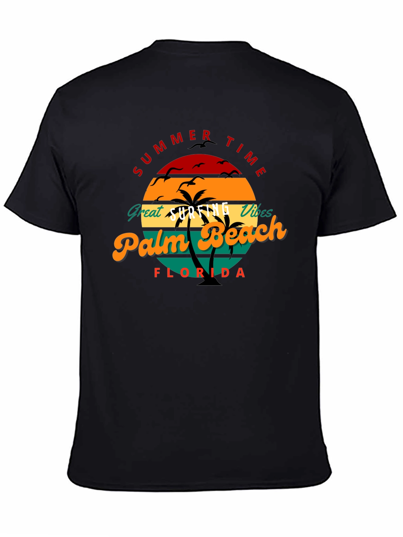Summer Time Palm Beach Florida Tee