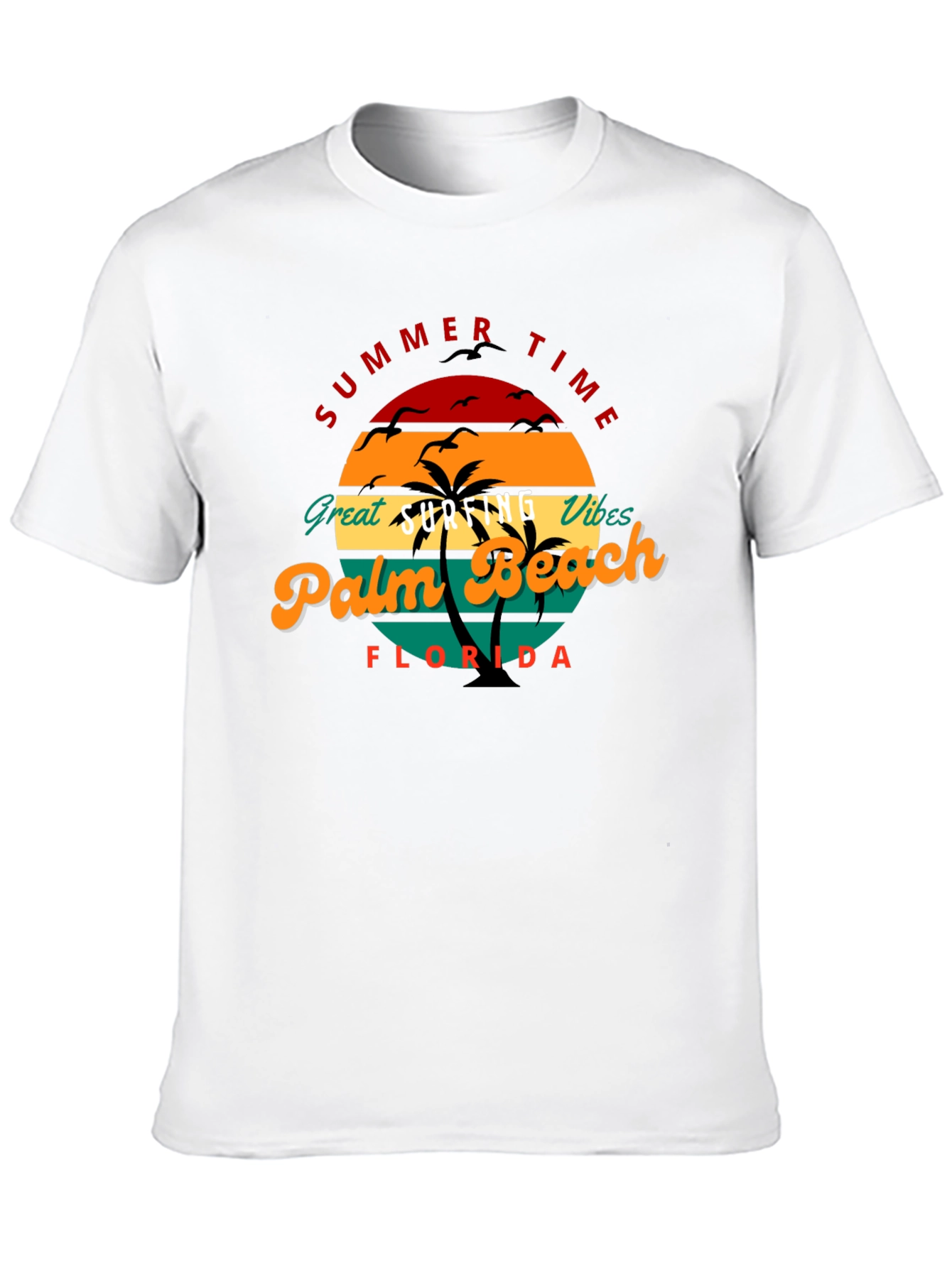 Summer Time Palm Beach Florida Tee
