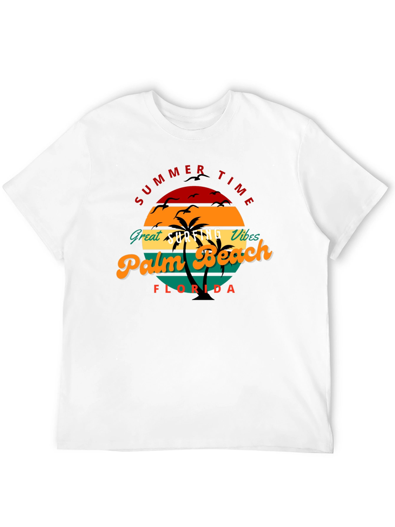 Summer Time Palm Beach Florida Tee