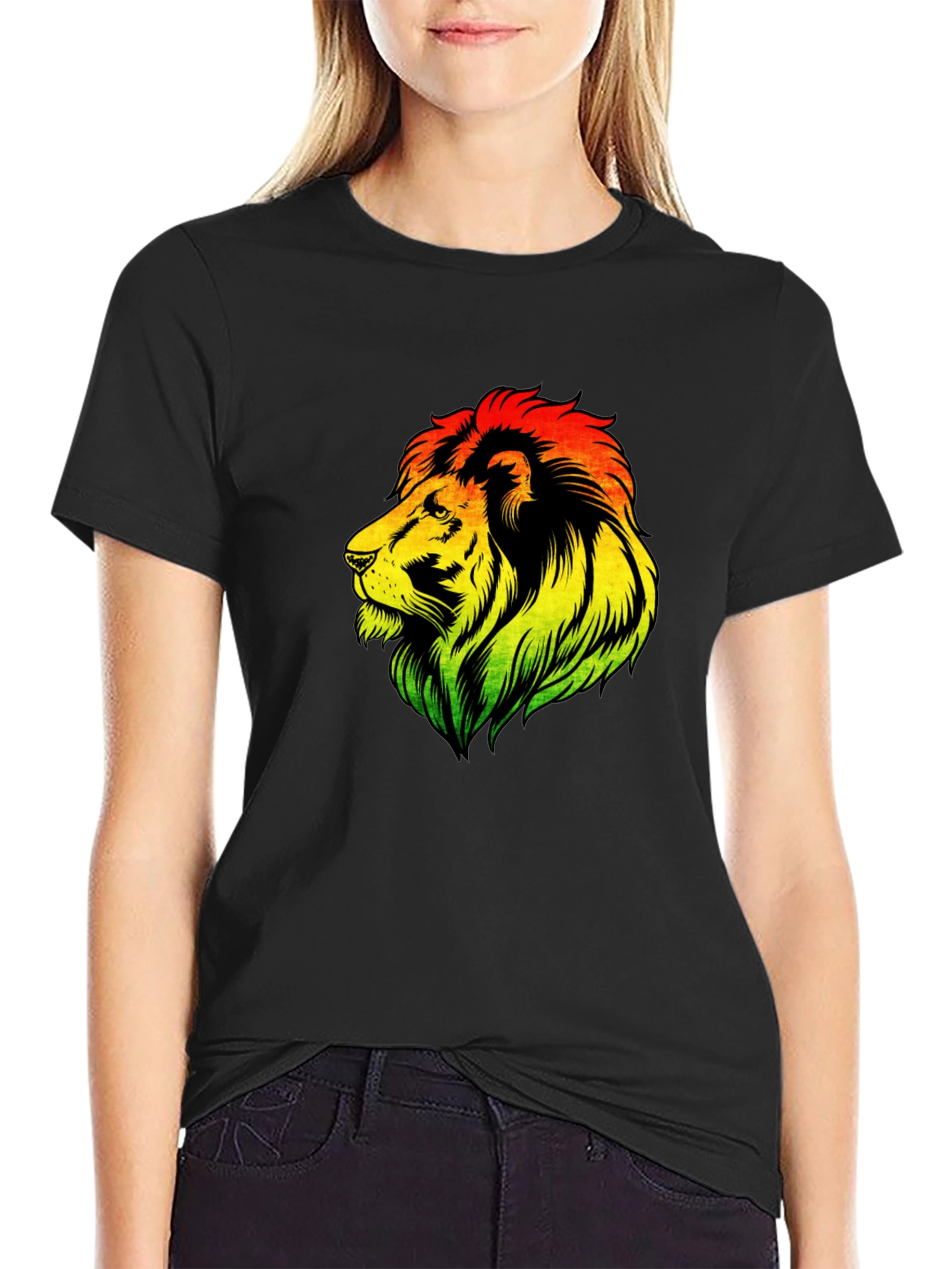 Rasta Lion T-Shirt - Reggae Vibes
