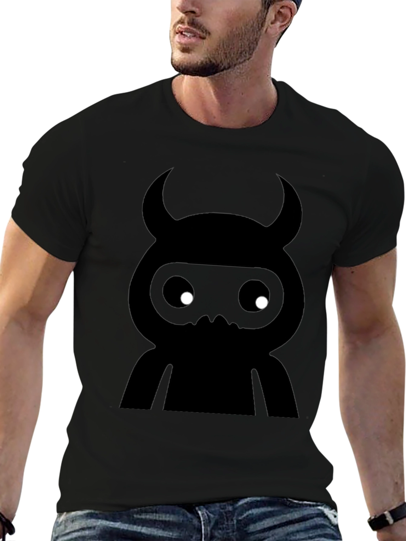 Black Devil Graphic Tee - Mens Casual Shirt