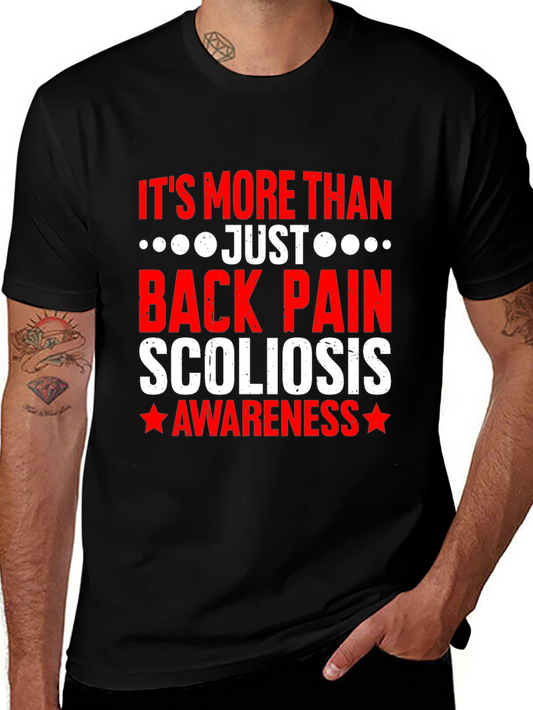 Scoliosis Awareness T-Shirt - More Than Back Pain