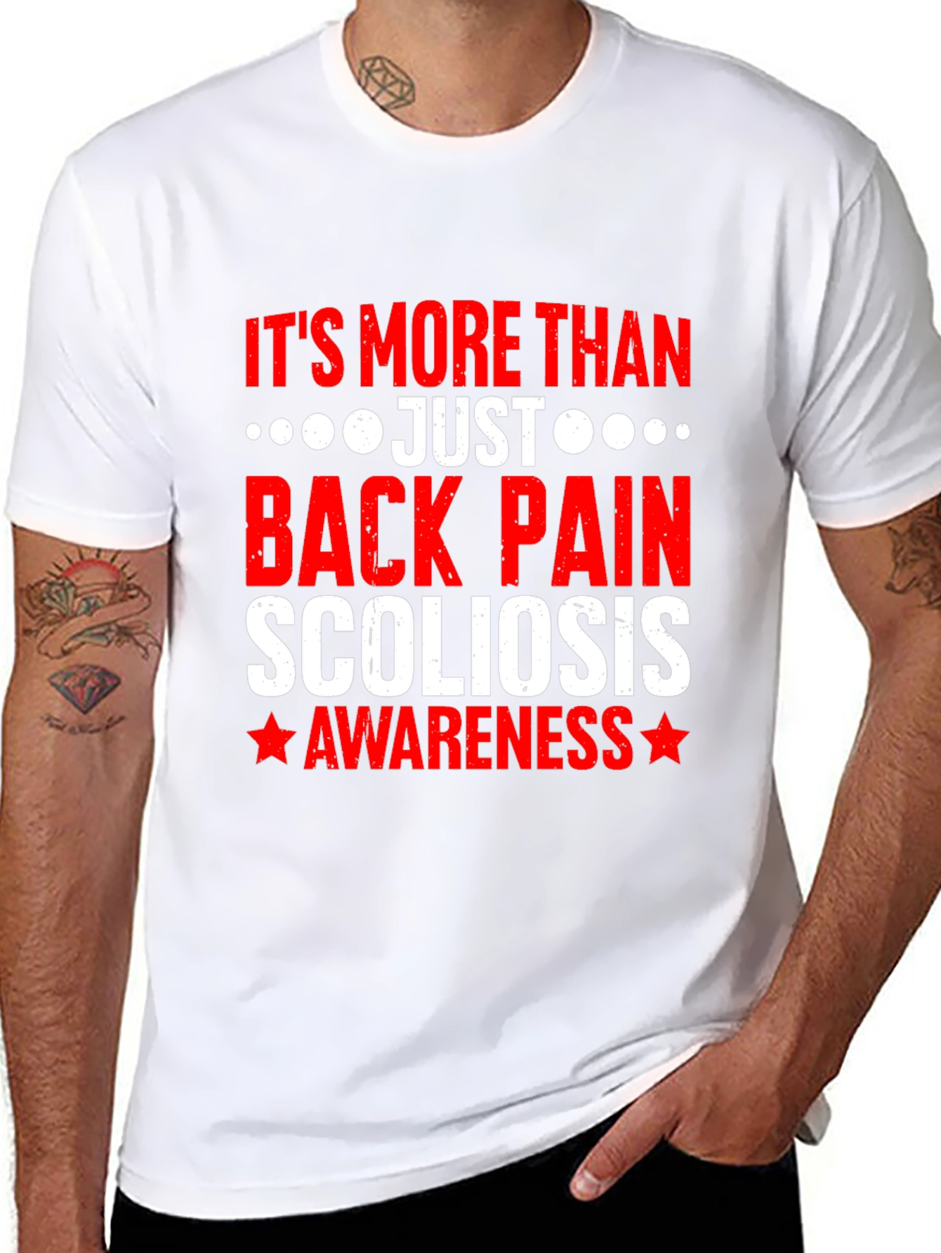 Scoliosis Awareness T-Shirt - More Than Back Pain