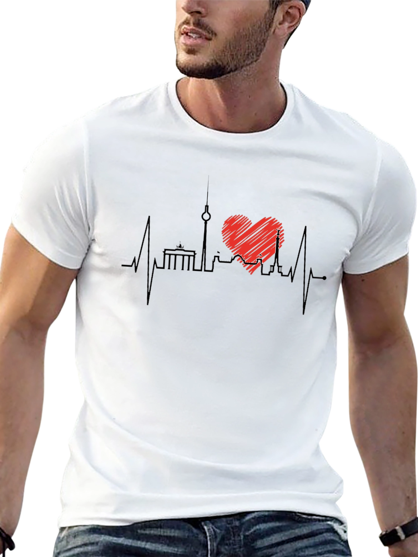 Berlin Heartbeat T-Shirt - City Love Tee