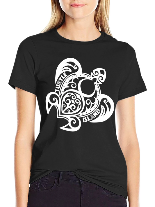 Turtle Island Tribal Design T-Shirt