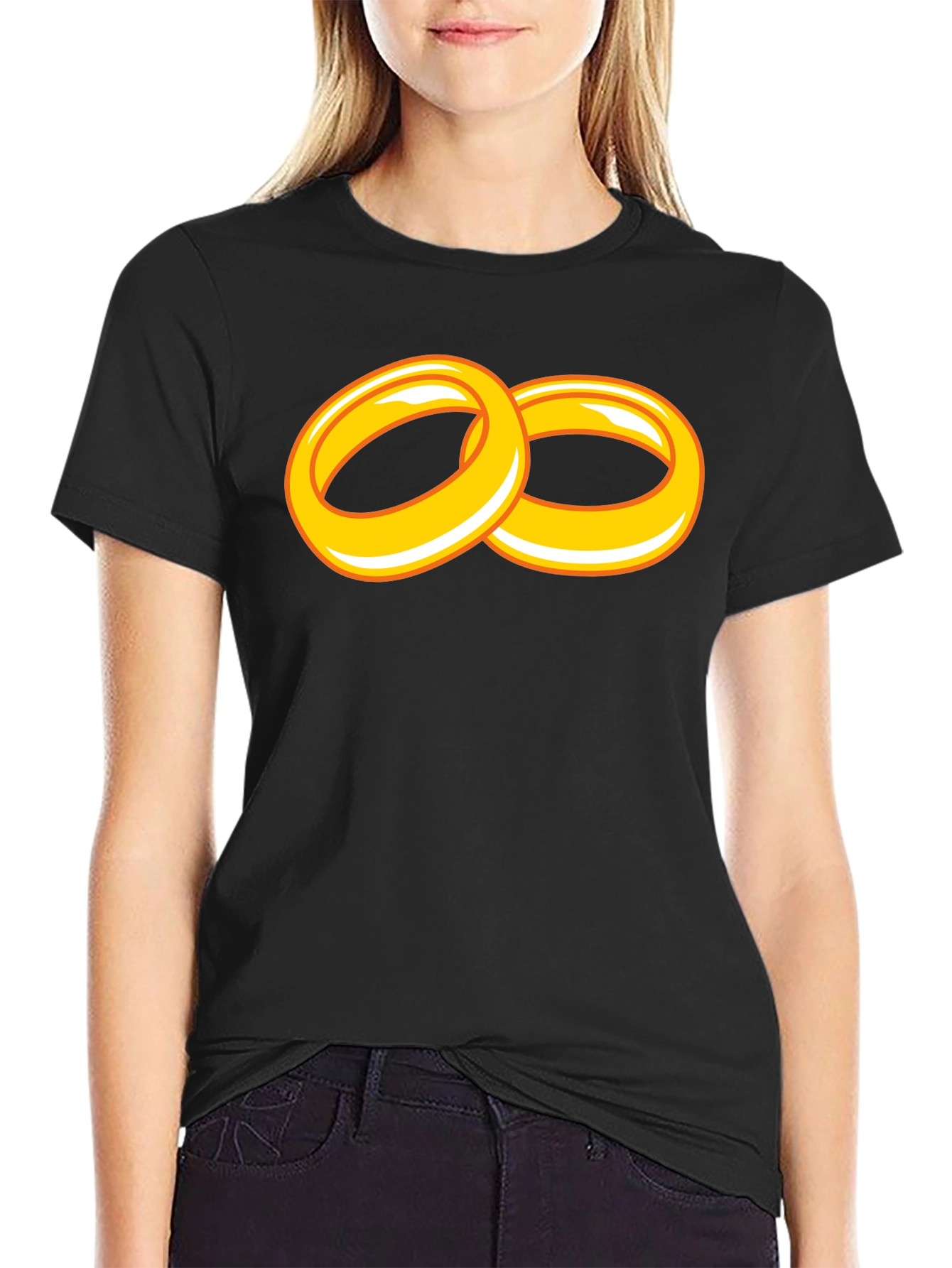 Sonic Rings Black T-Shirt