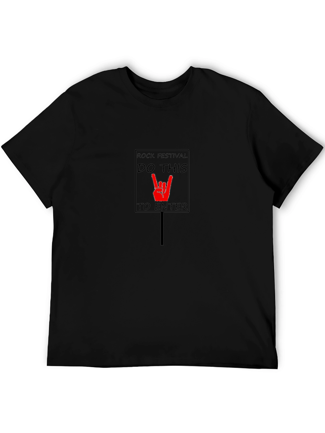 Rock Festival Do This To Enter Graphic Tee