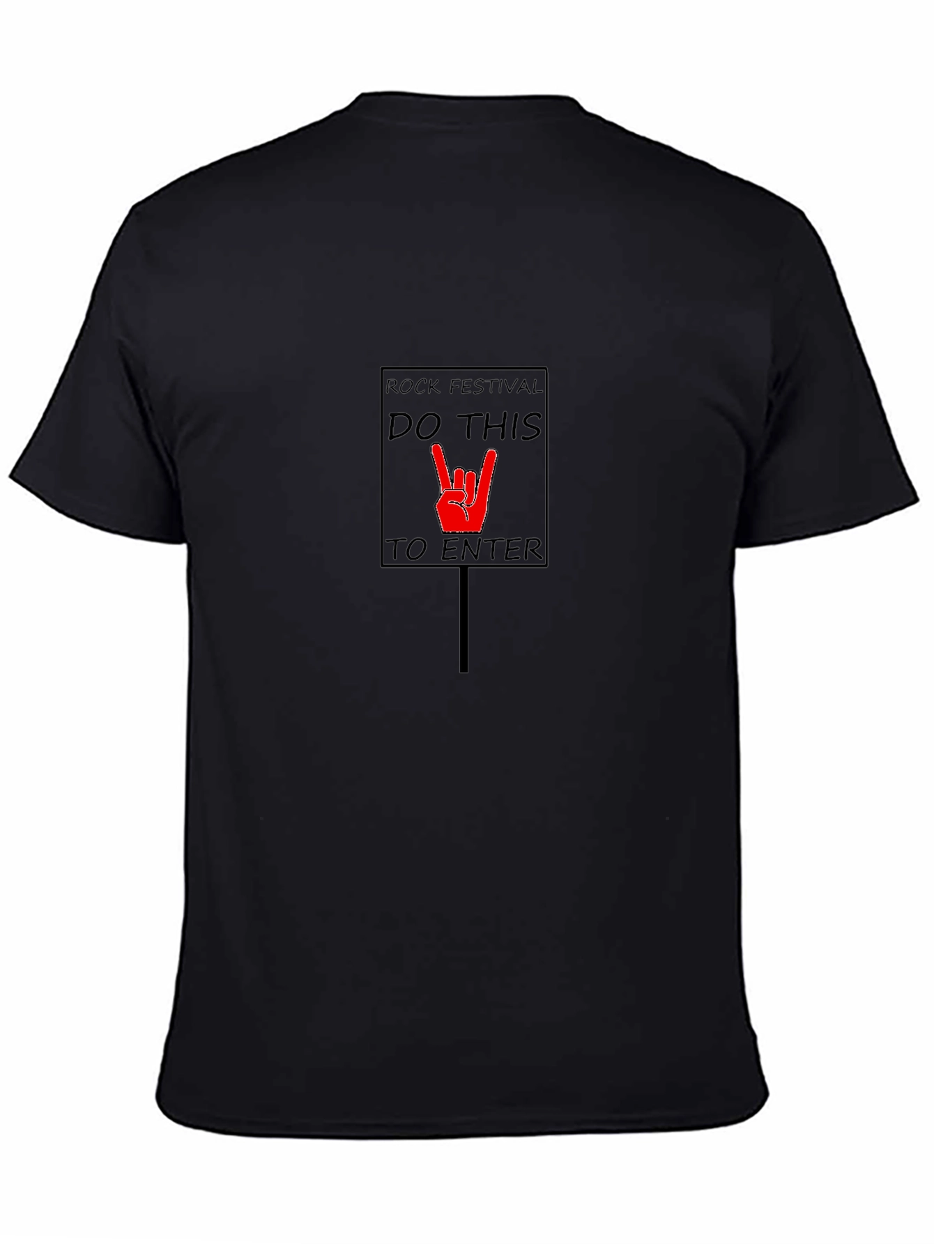 Rock Festival Do This To Enter Graphic Tee
