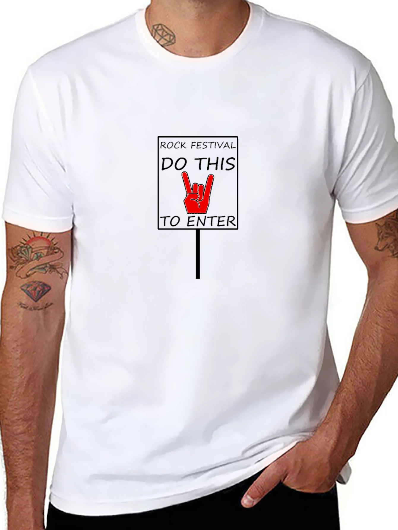 Rock Festival Do This To Enter Graphic Tee