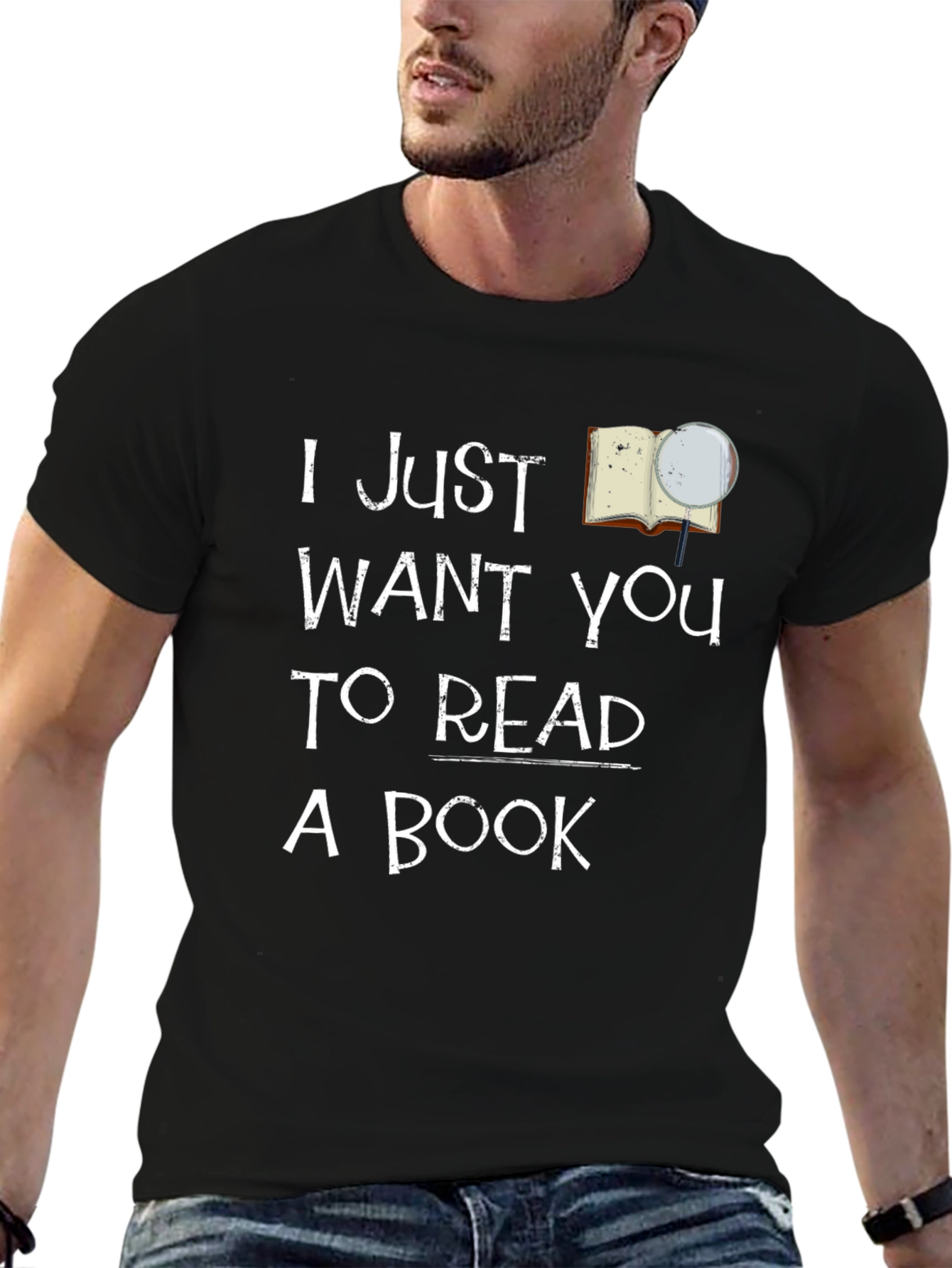 Read a Book Graphic T-Shirt