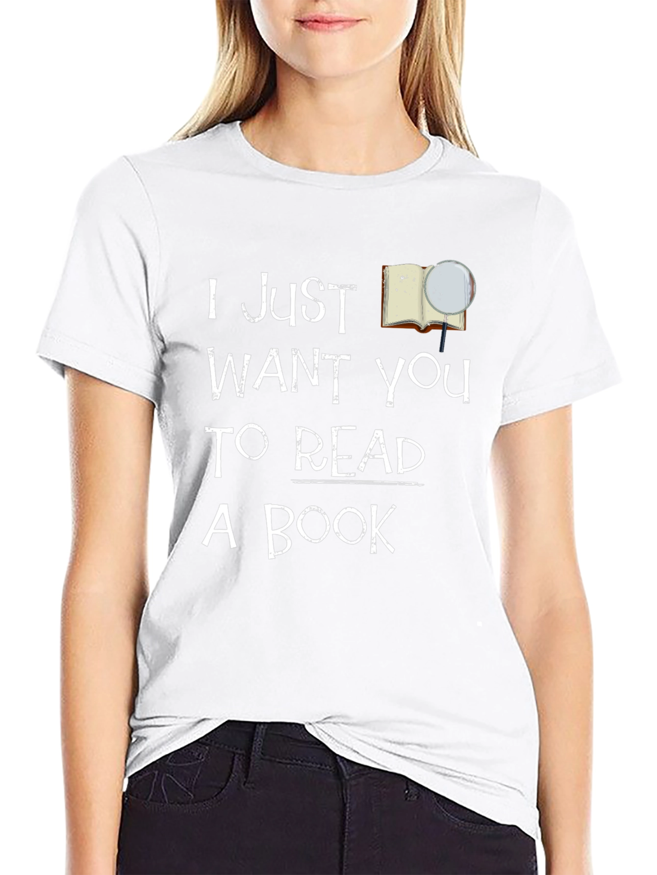Read a Book Graphic T-Shirt