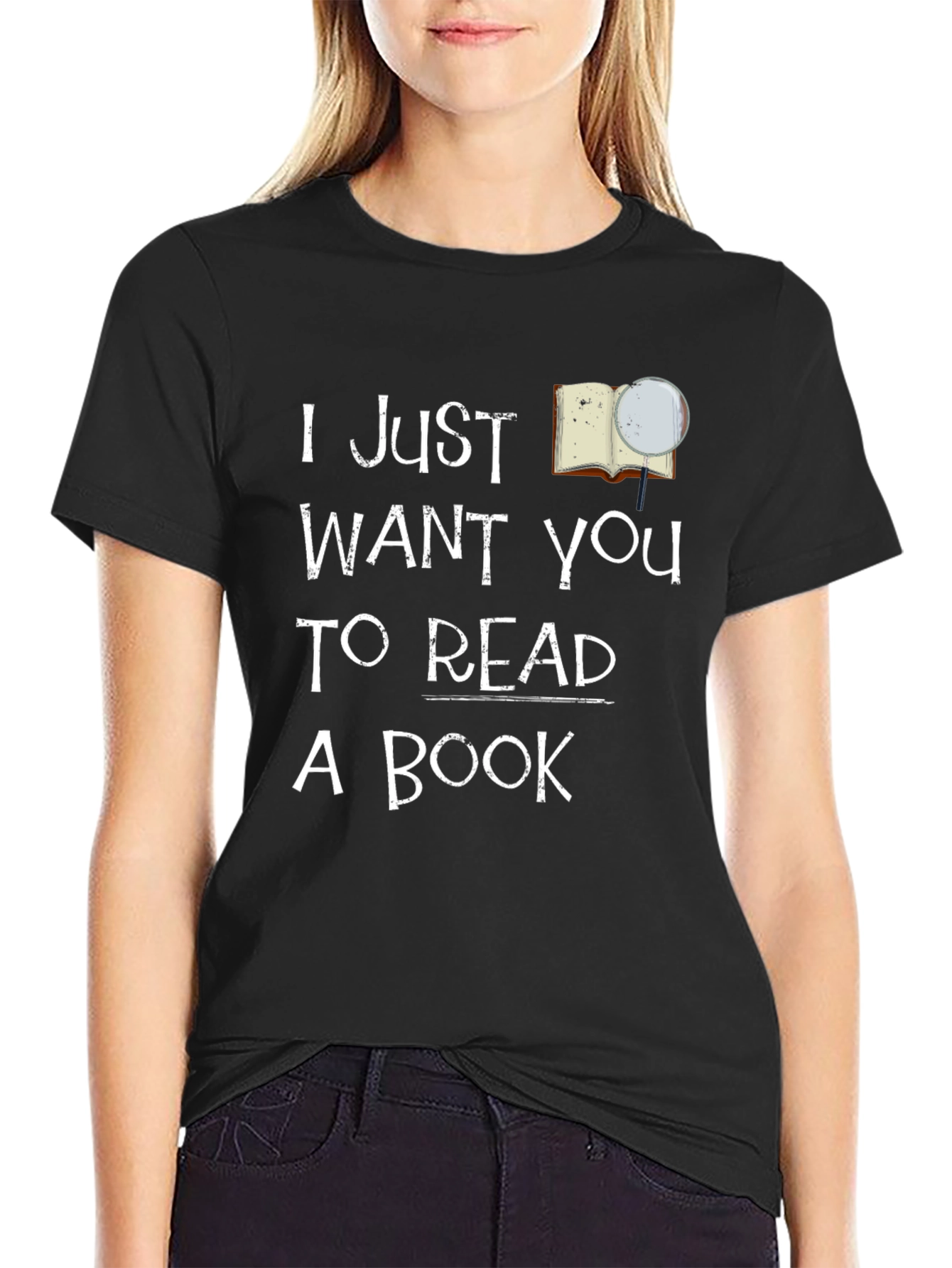 Read a Book Graphic T-Shirt