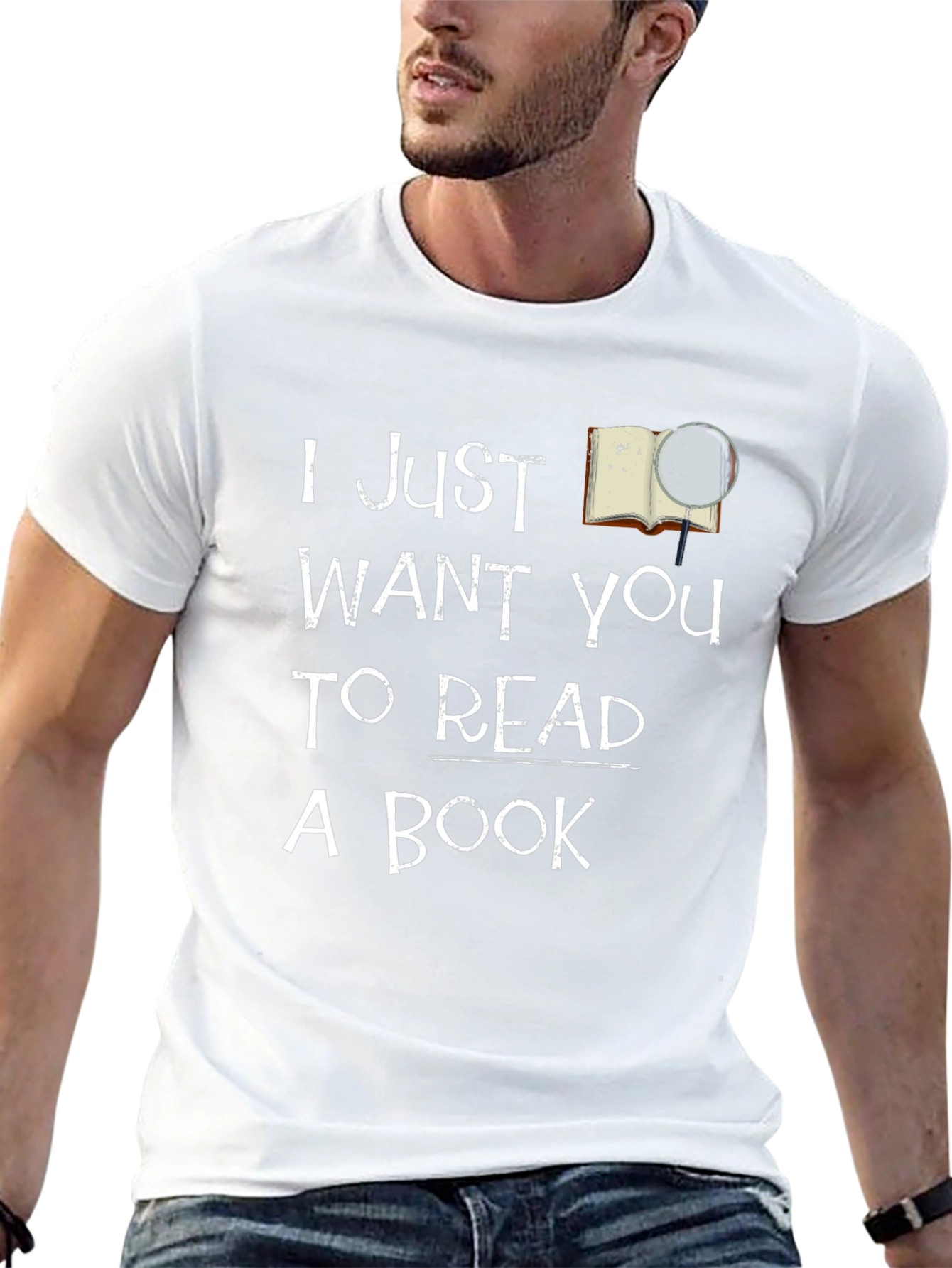 Read a Book Graphic T-Shirt