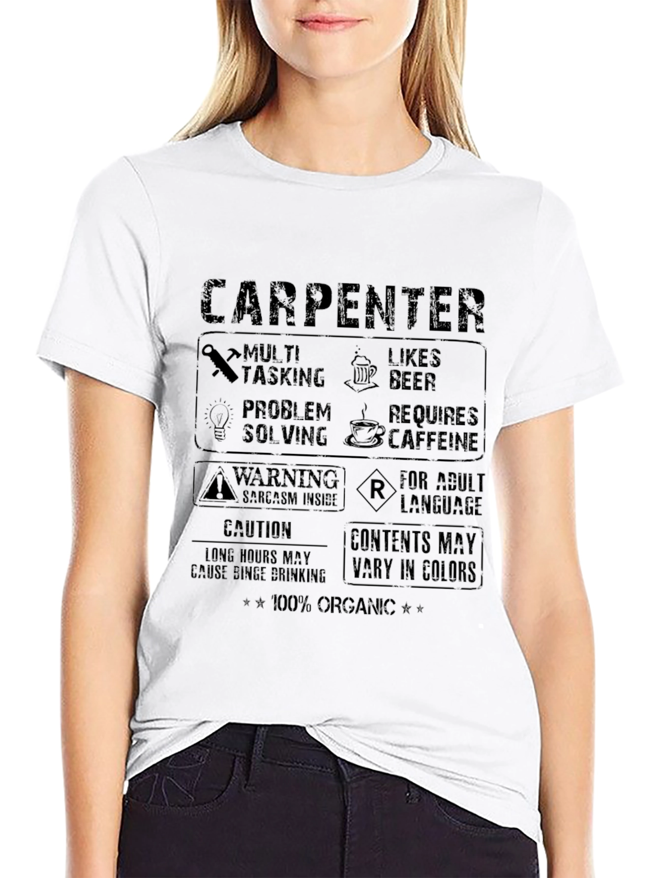 Carpenter Humor Graphic T-Shirt