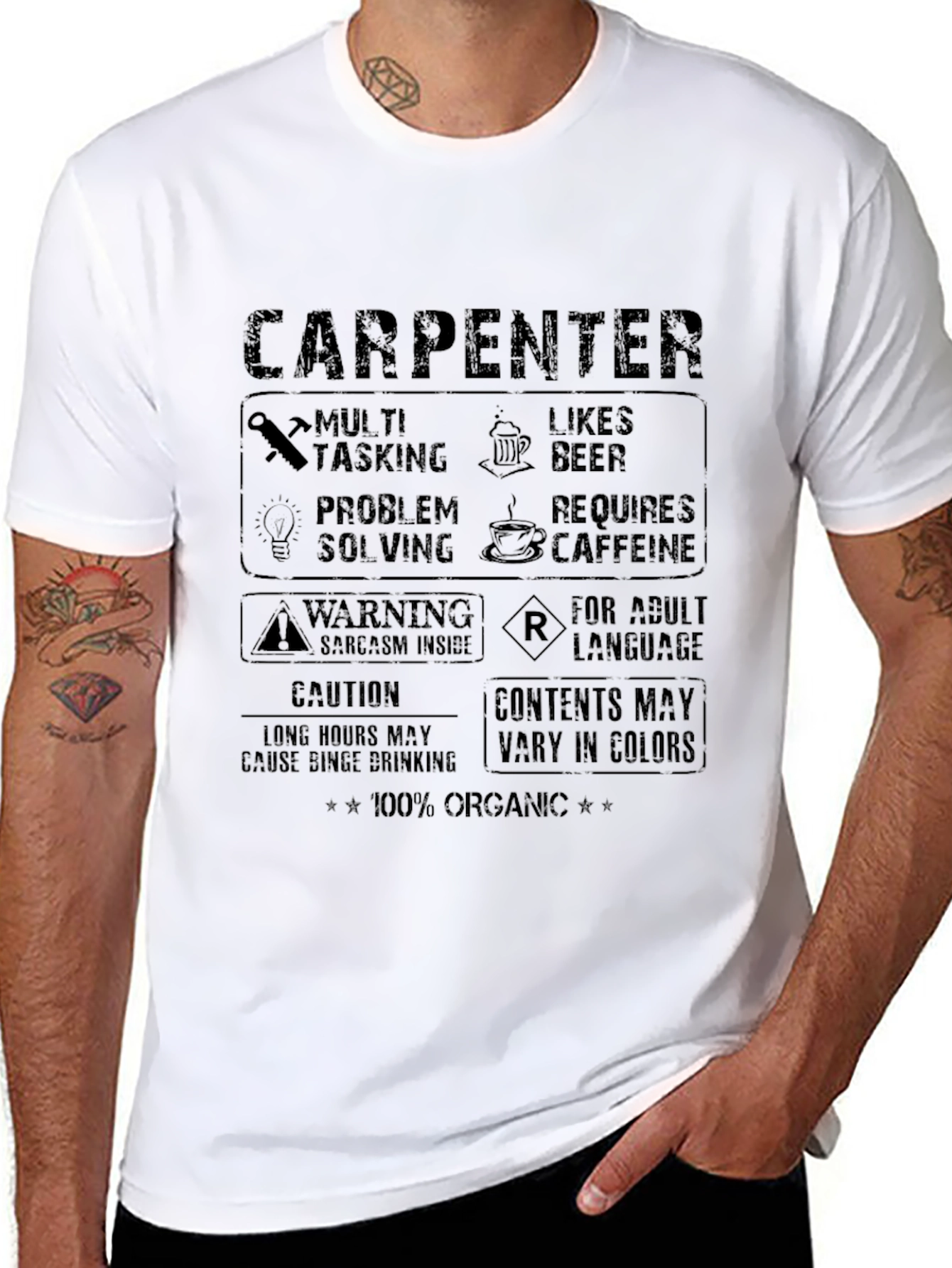 Carpenter Humor Graphic T-Shirt