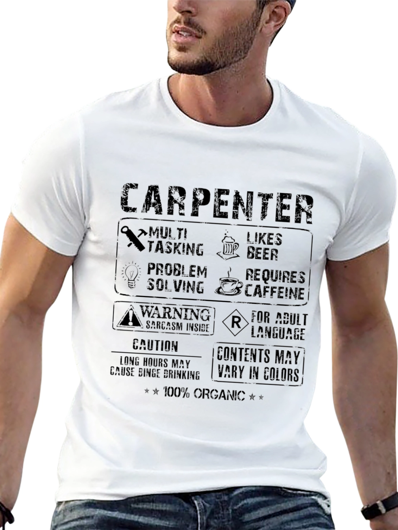 Carpenter Humor Graphic T-Shirt