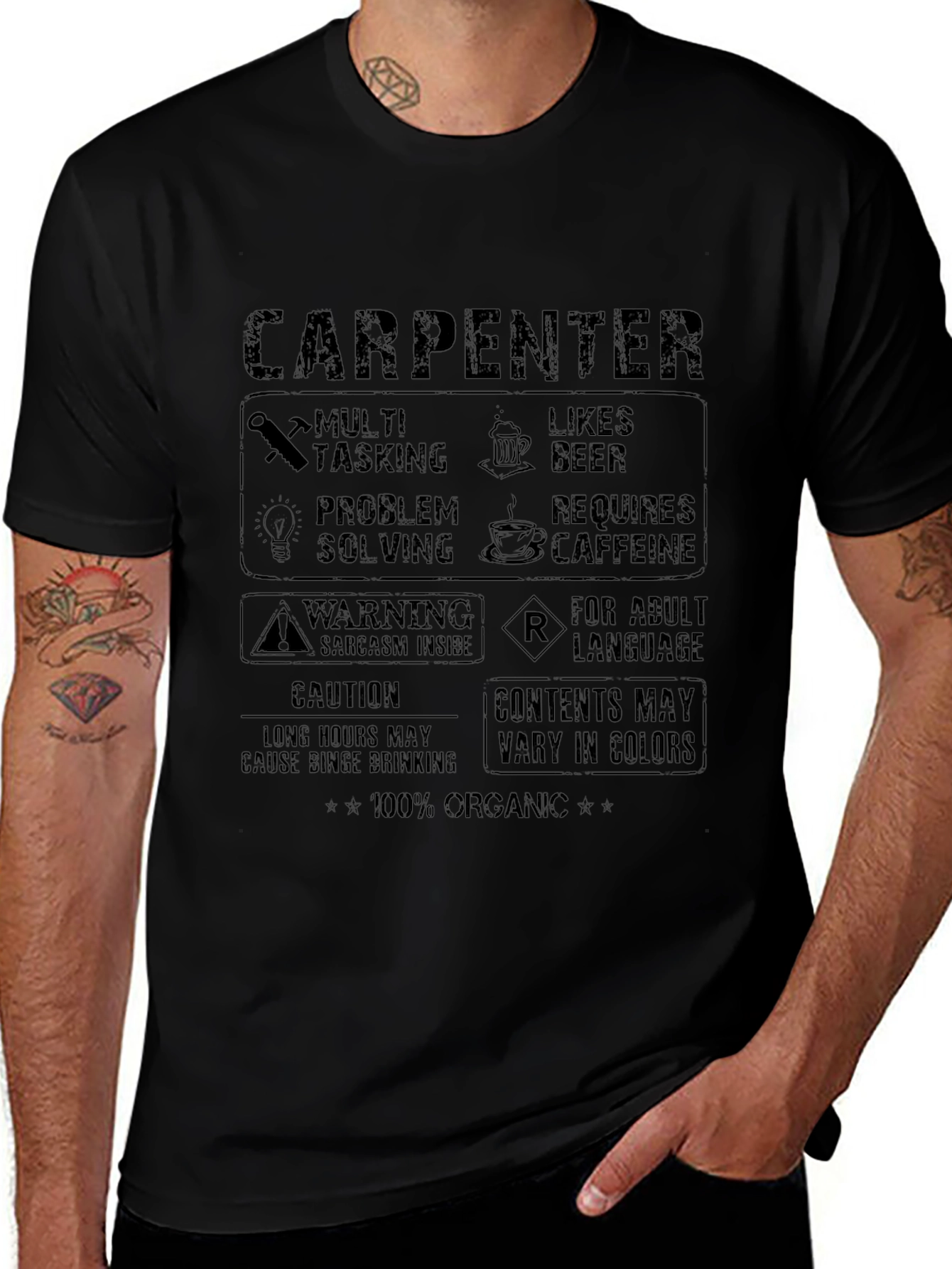 Carpenter Humor Graphic T-Shirt