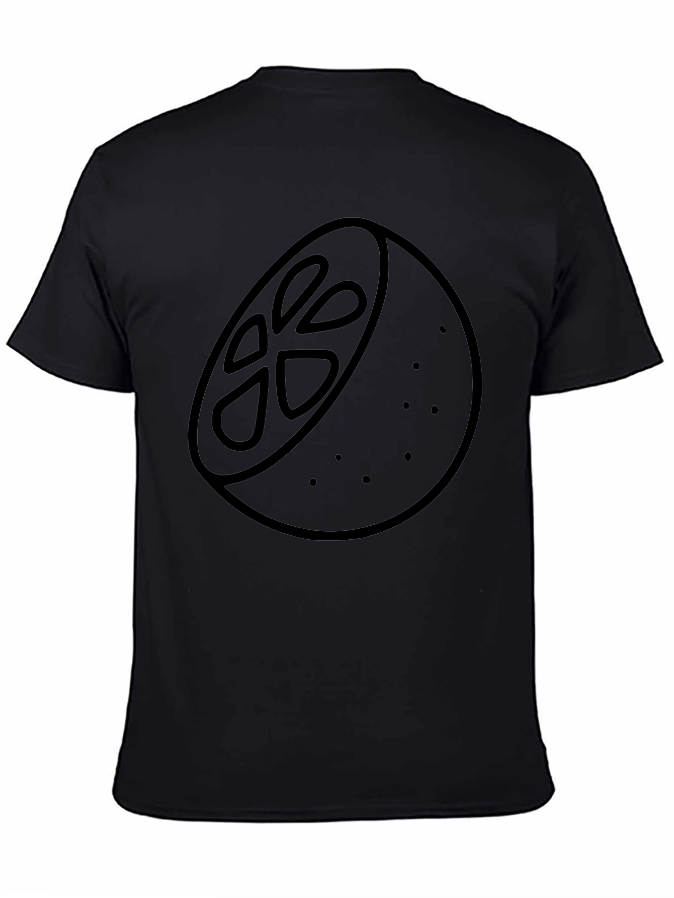 Citrus Graphic Tee - Black Unisex T-Shirt