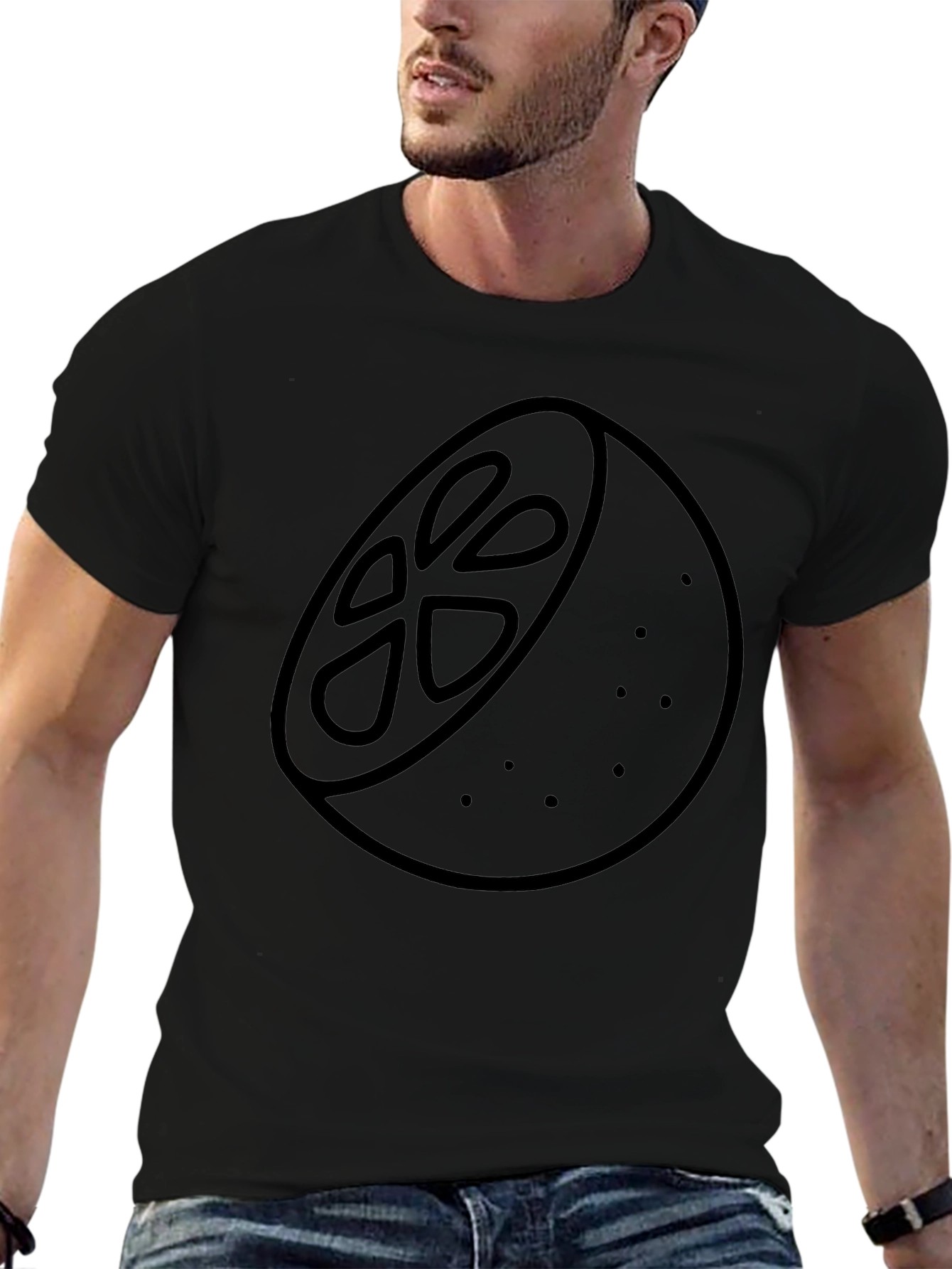 Citrus Graphic Tee - Black Unisex T-Shirt
