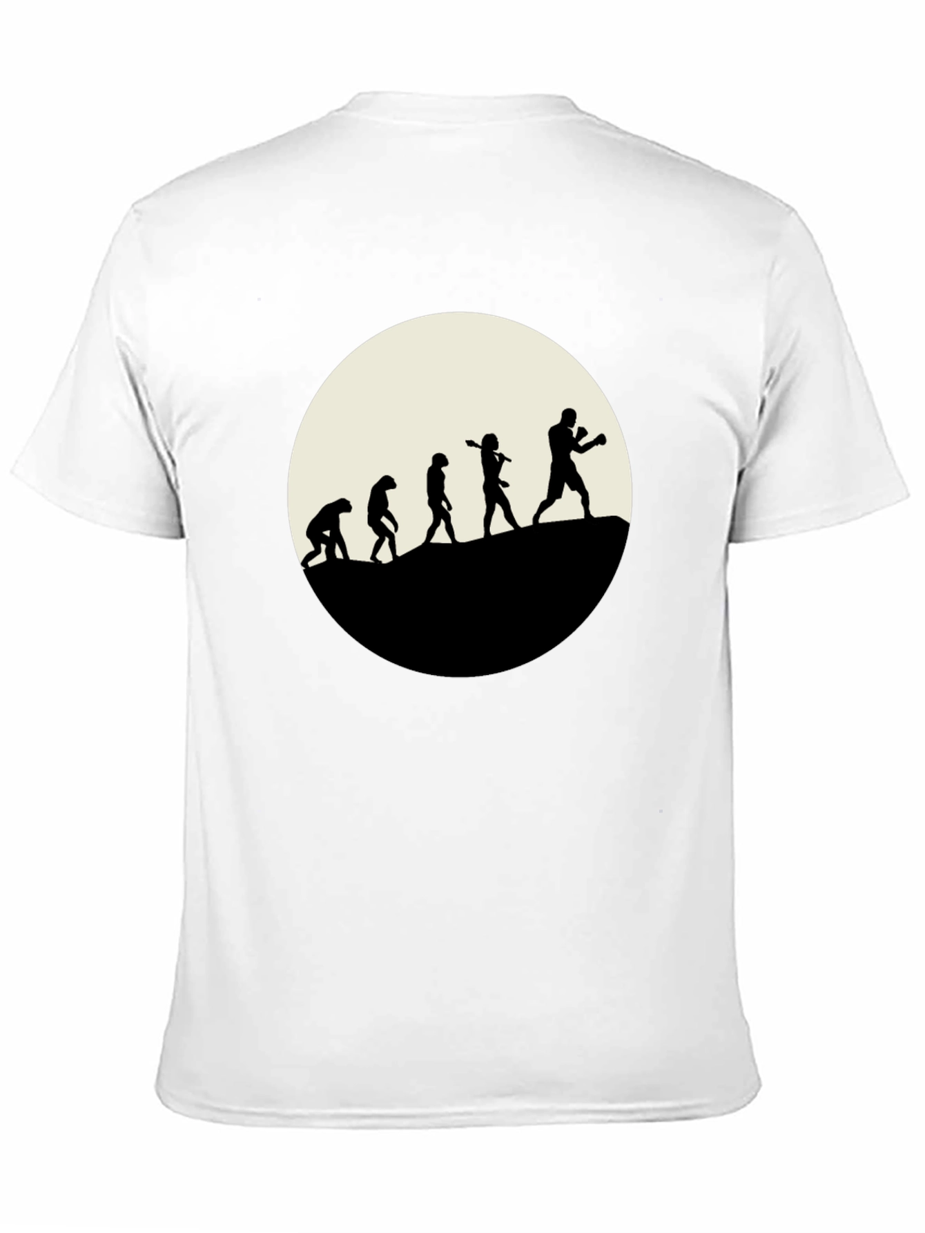 Boxing Evolution T-Shirt - Black Graphic Tee