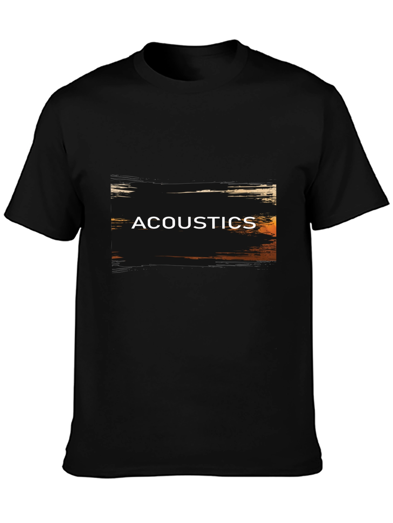 Acoustics Graphic Tee - Grunge Style