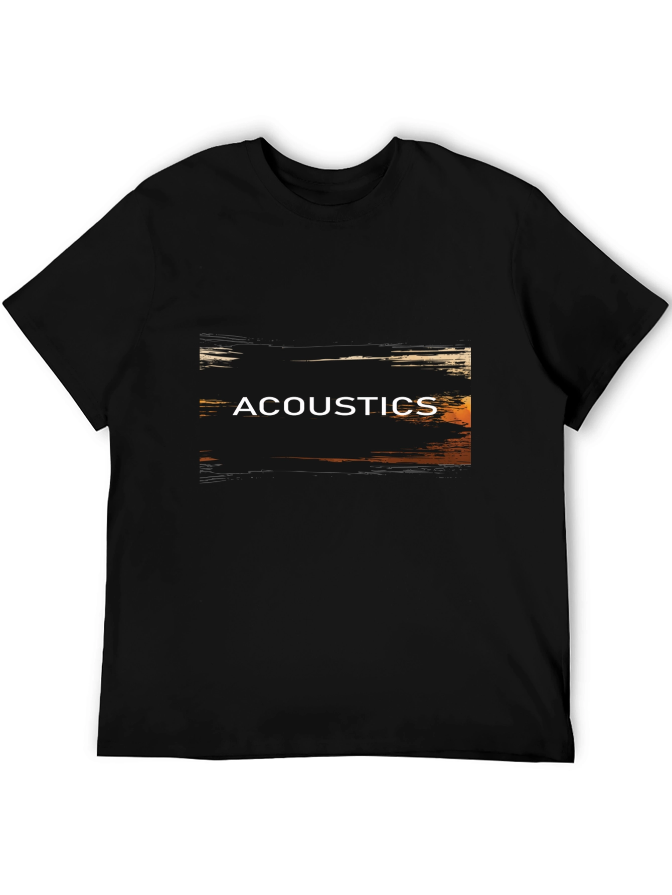 Acoustics Graphic Tee - Grunge Style
