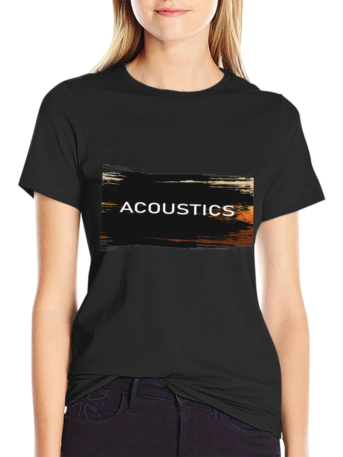 Acoustics Graphic Tee - Grunge Style
