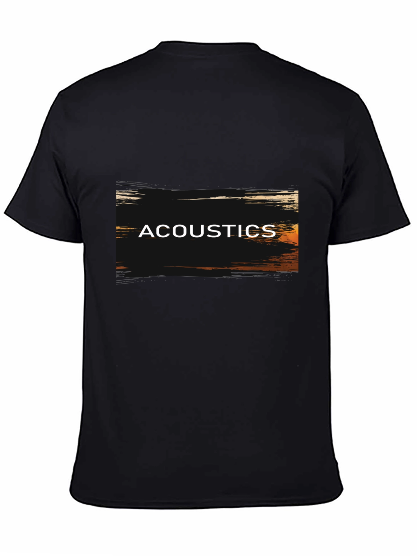 Acoustics Graphic Tee - Grunge Style