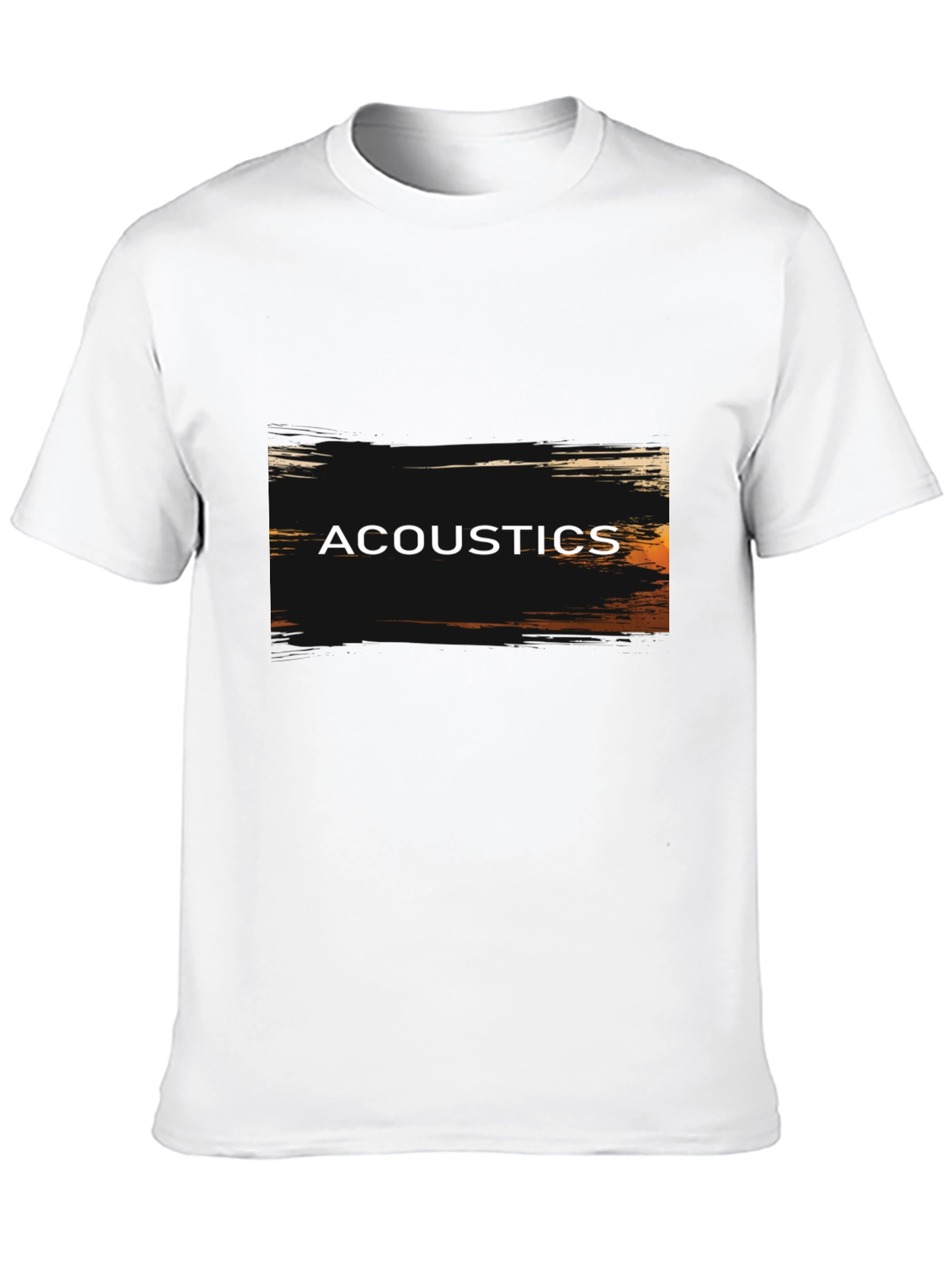 Acoustics Graphic Tee - Grunge Style