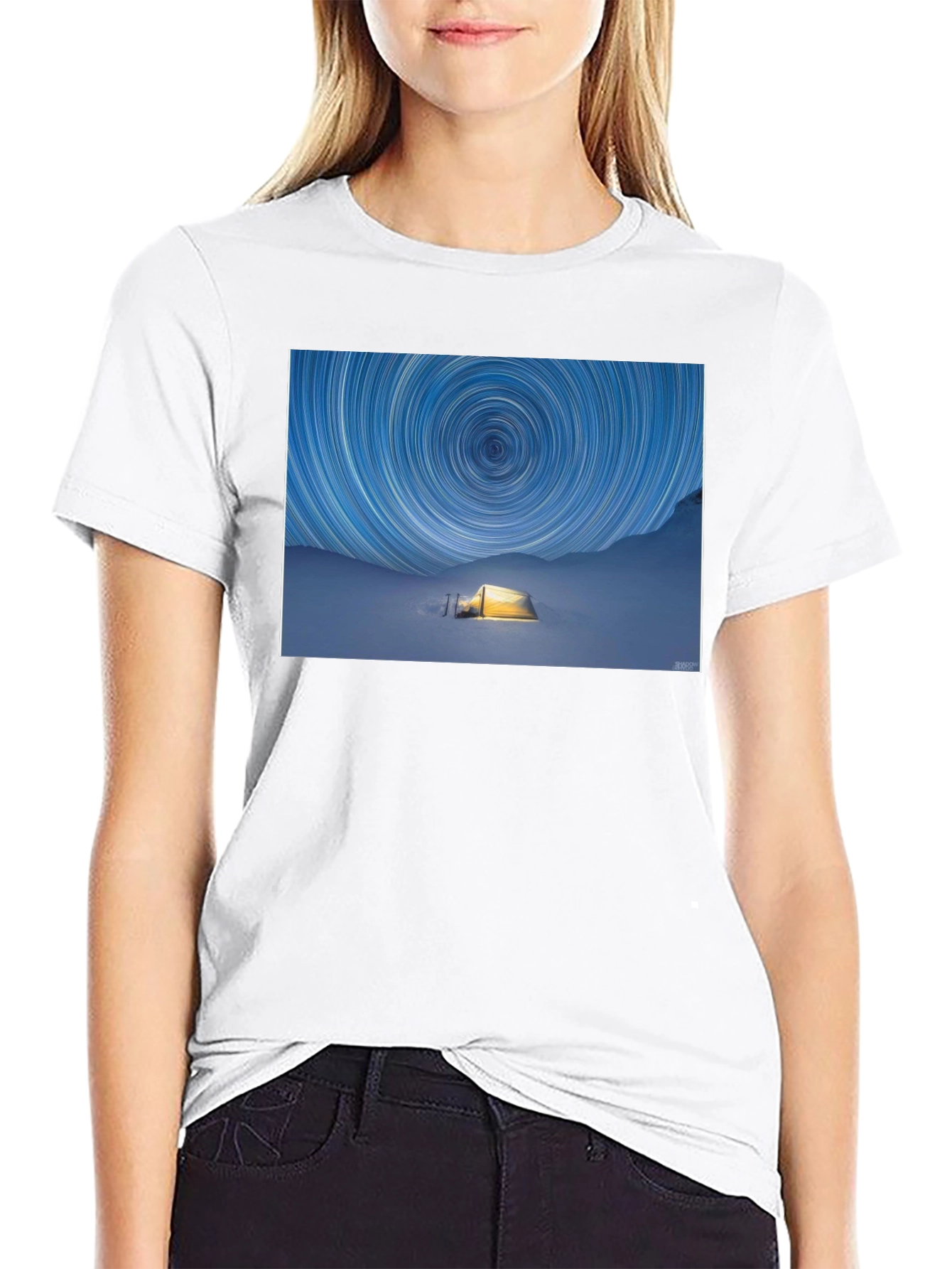 Star Trails Camping Trip Graphic Tee
